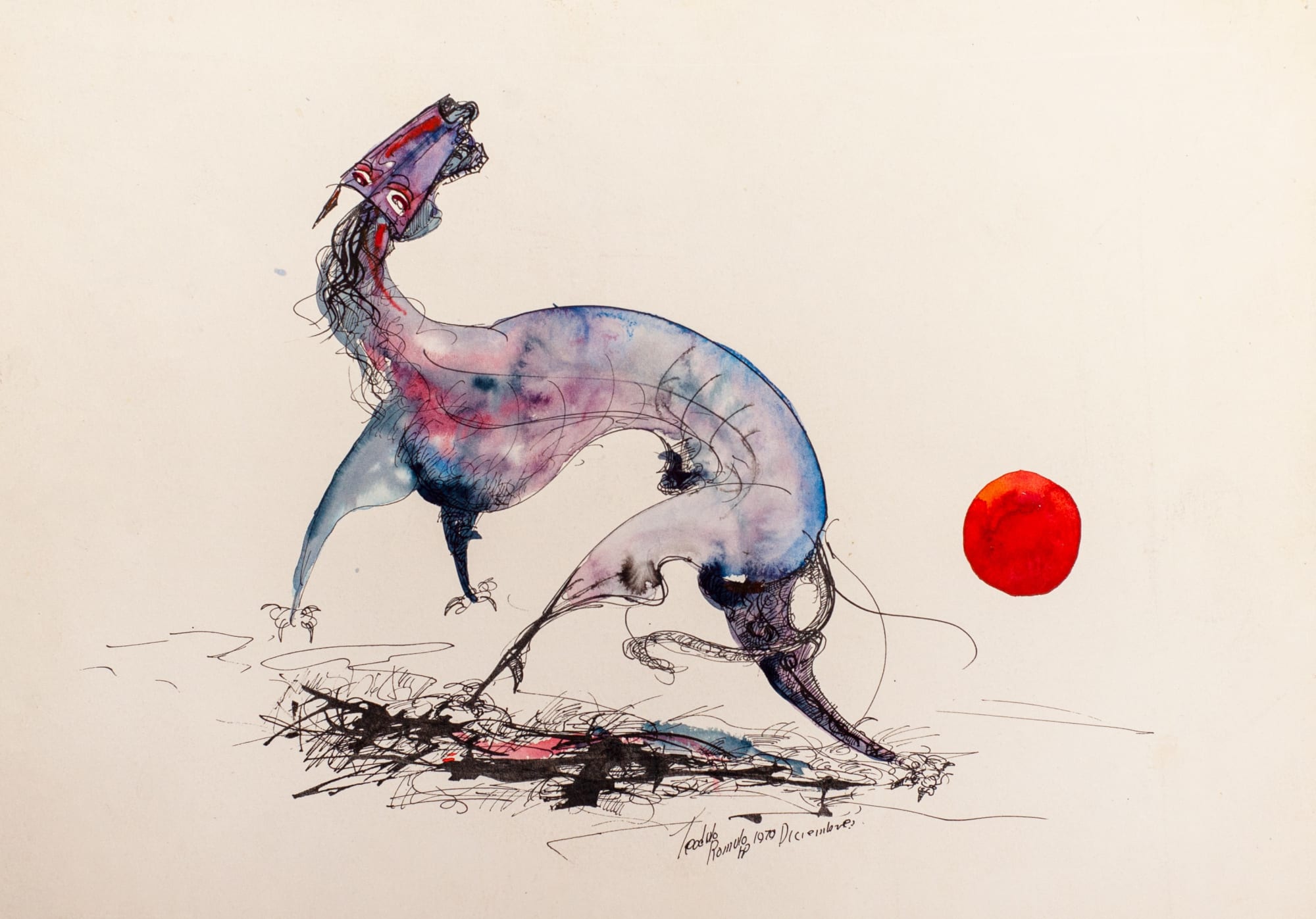 Teódulo Rómulo, "Sin título (Caballo)", 1970