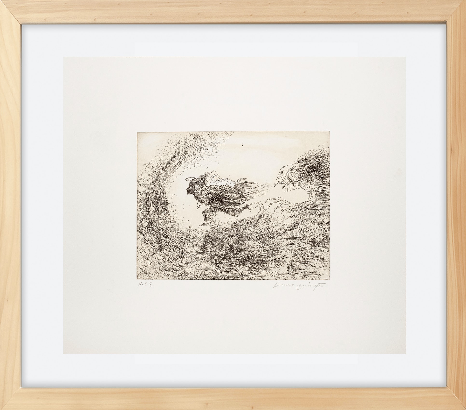 Leonora Carrington, "Flight", 1998