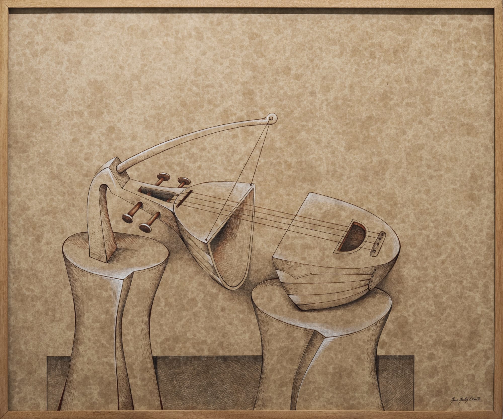 Mario Martín del Campo, "Bajo laúd sostenido, 2017