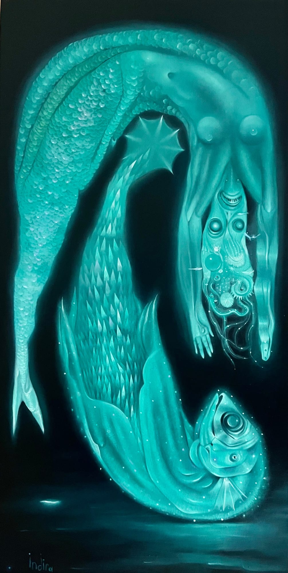 Indira Castellón, "Sirenas del abismo", 2025