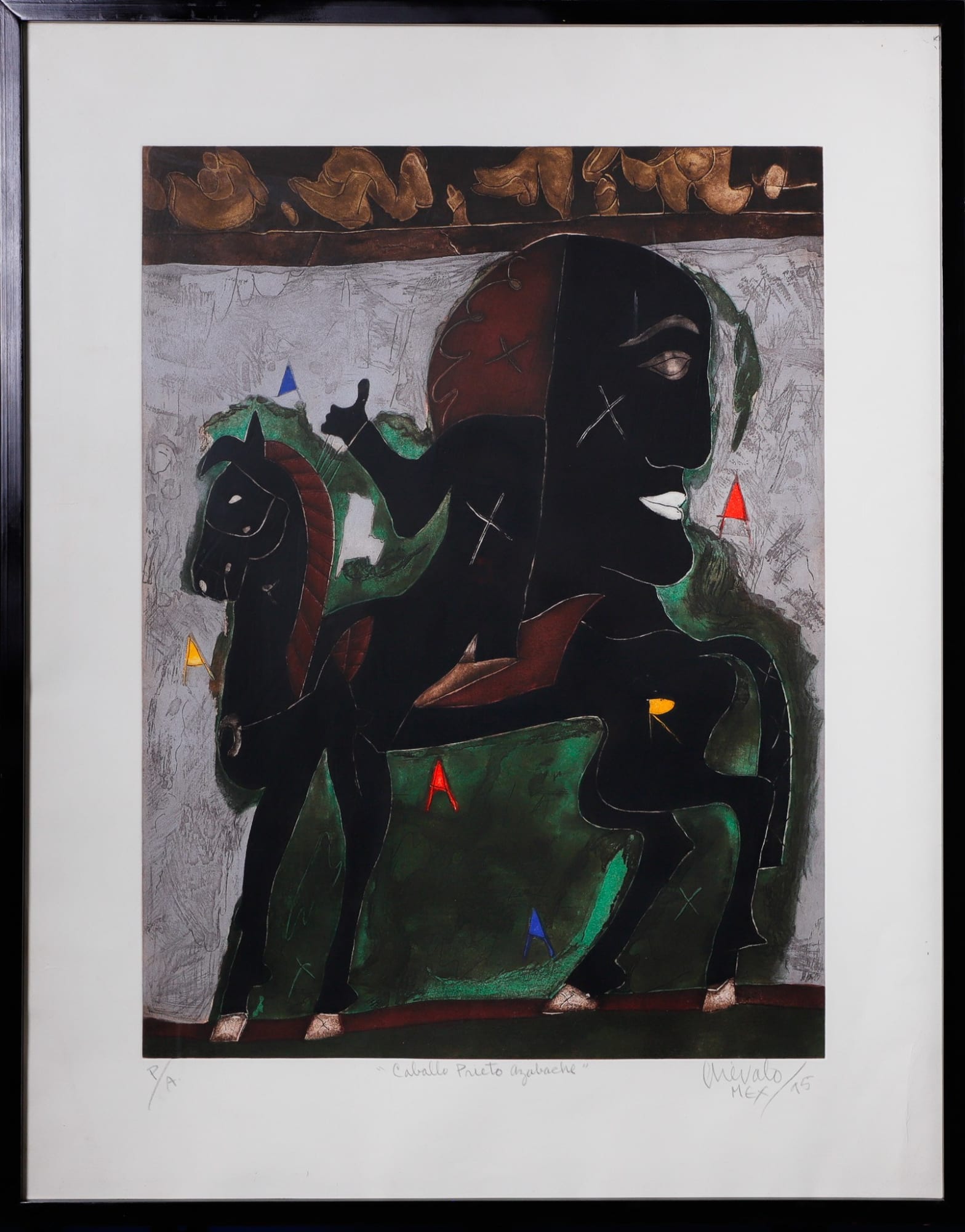 Javier Arévalo, "Caballo prieto azabache", 2017