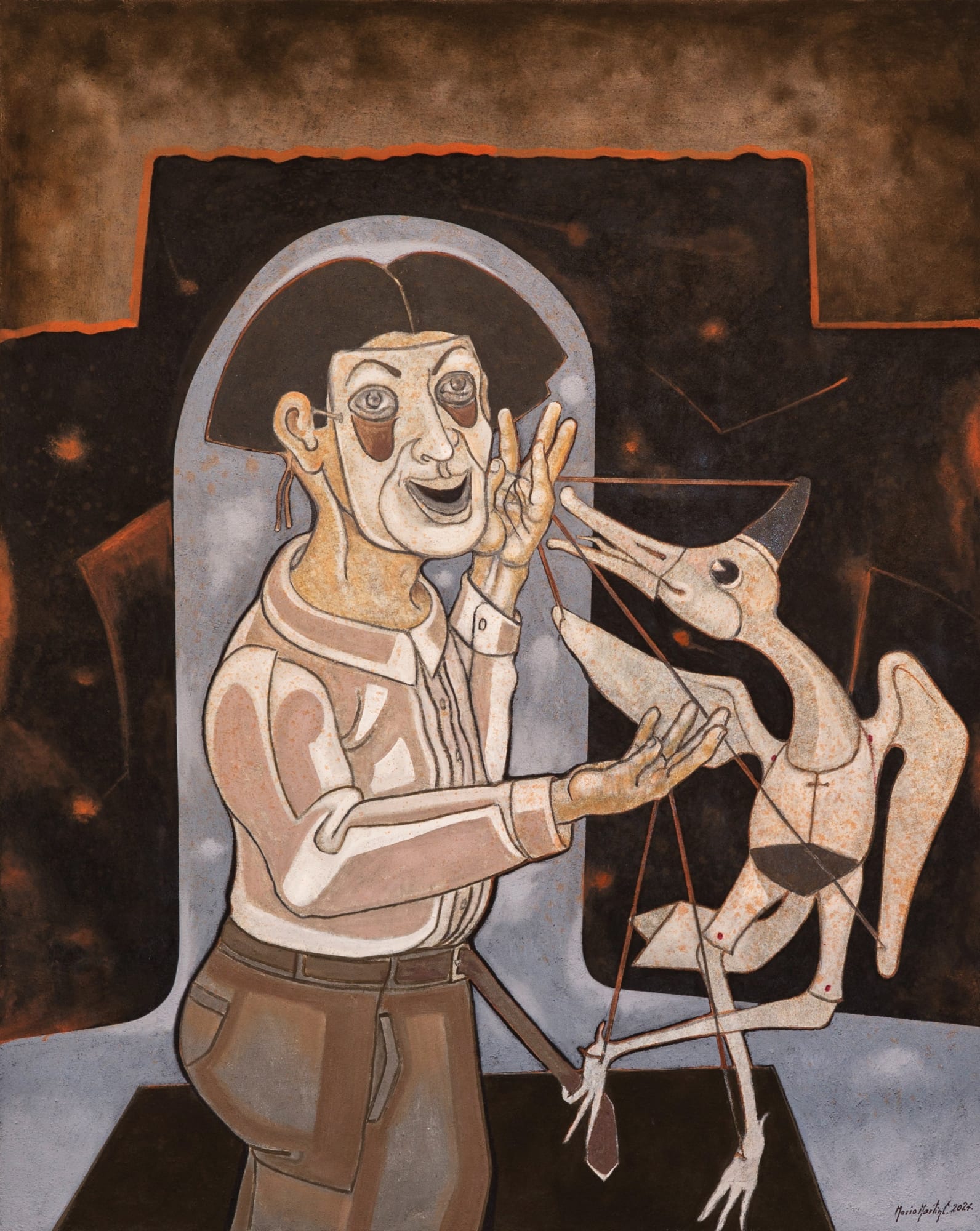 Mario Martín del Campo, "Titiritero", 2024