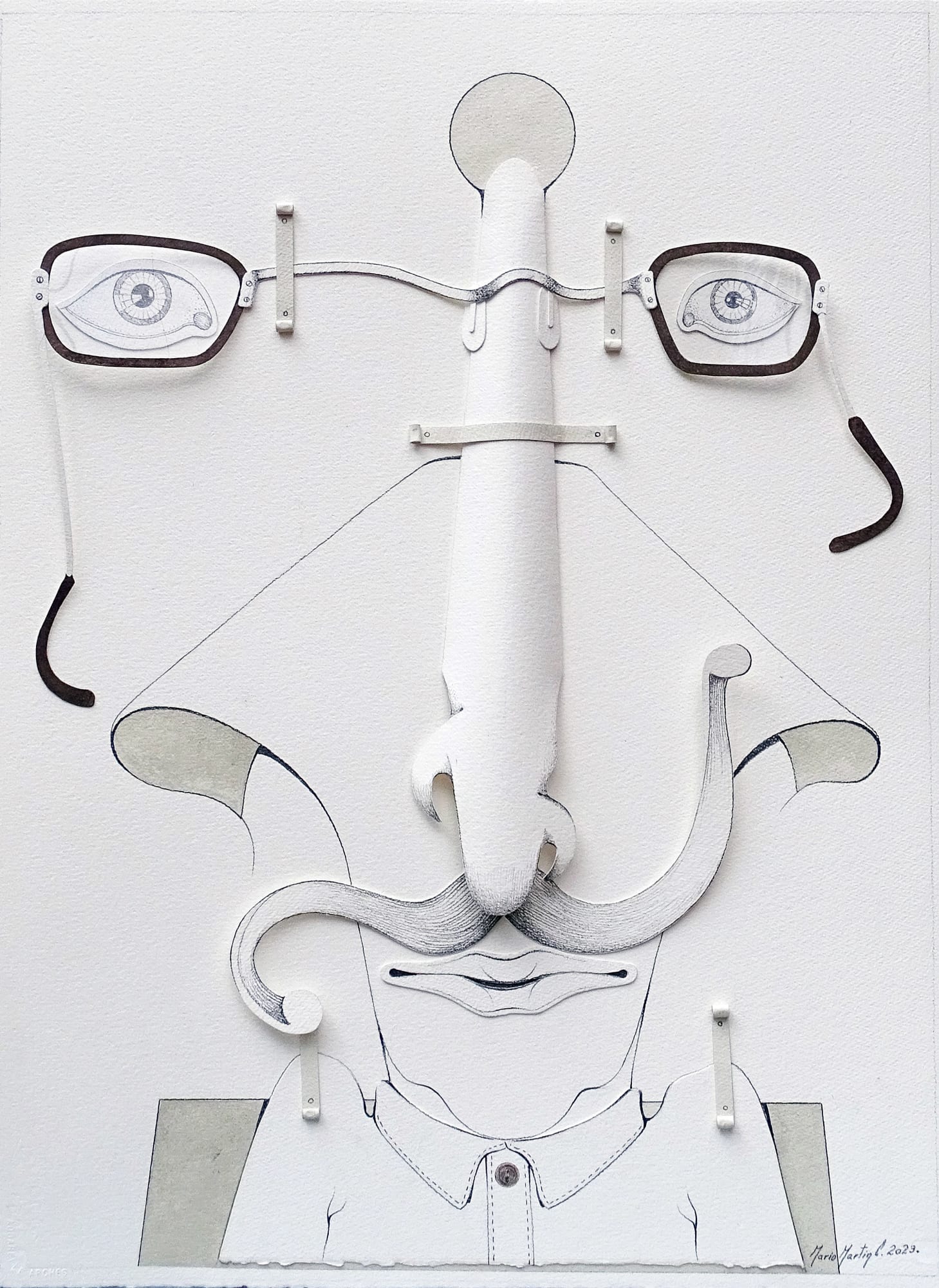 Mario Martín del Campo, "Te veo el mostacho", 2023