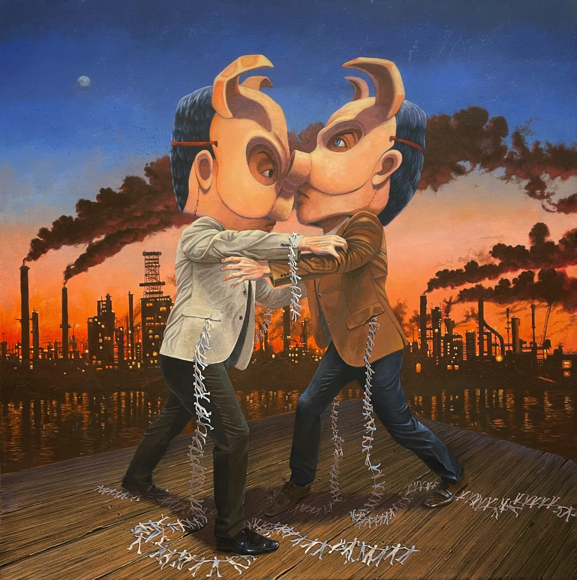 Rocío Caballero, "Duelo de cabezones", 2023