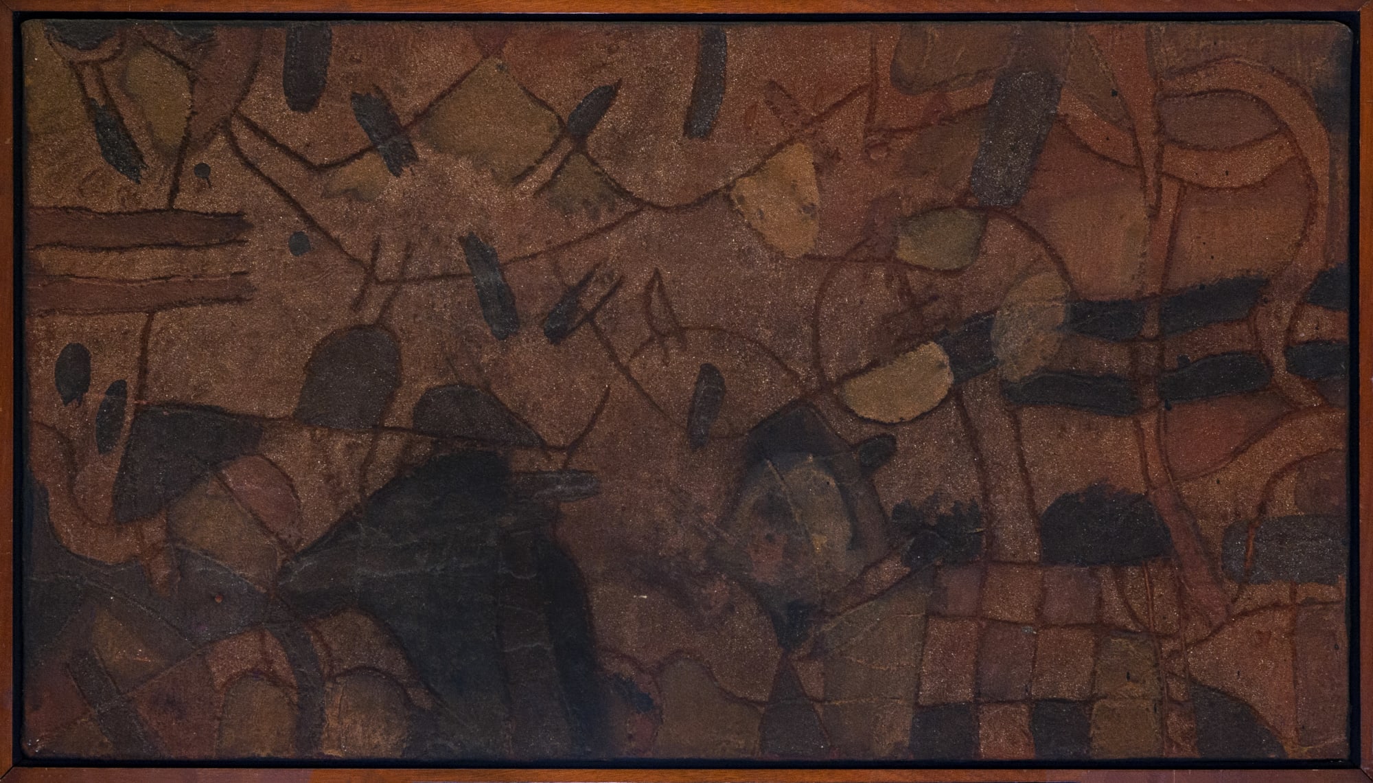 Sergio Hernandez, "Abstracto Rojo", 1982