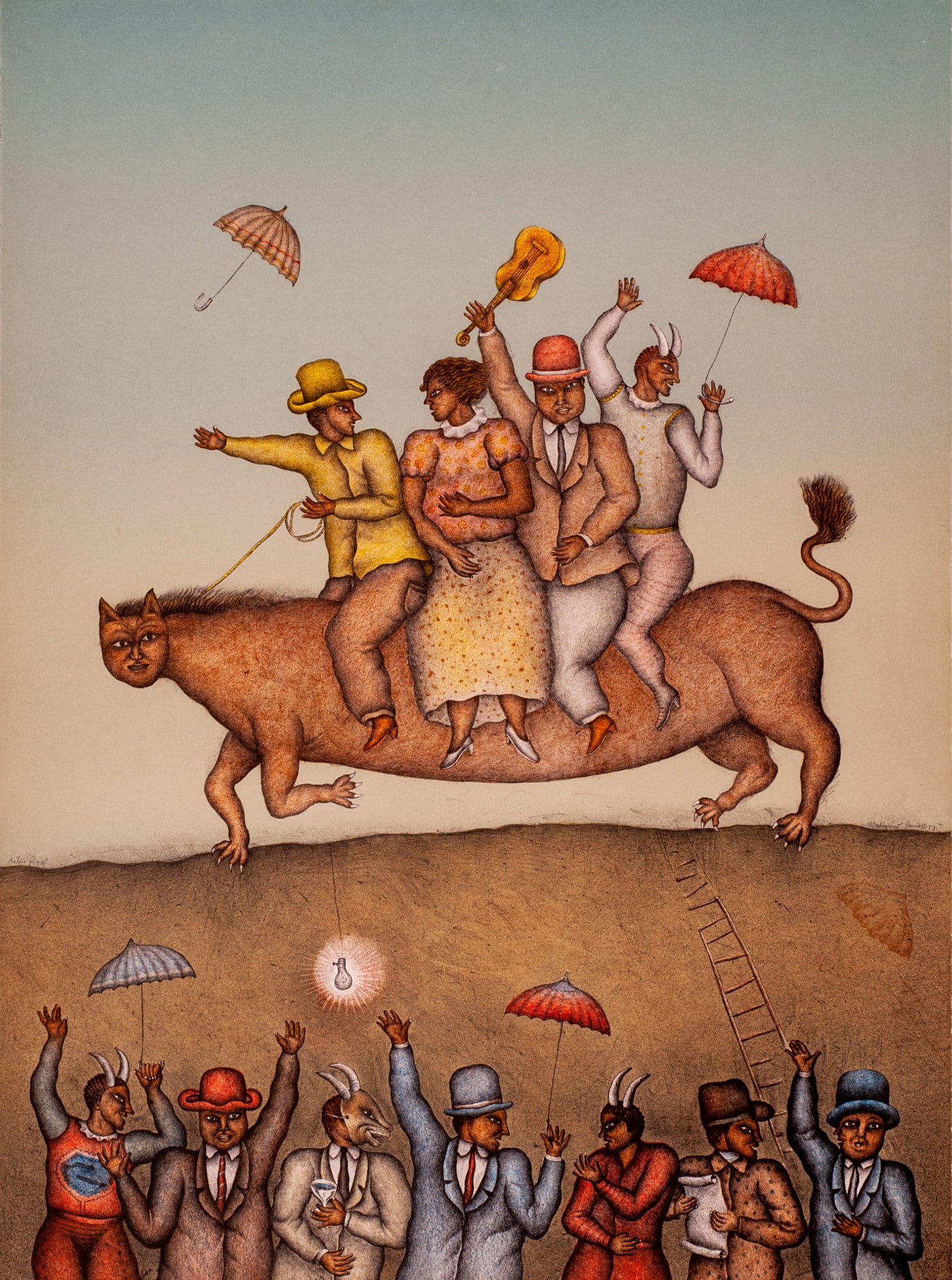 Maximino Javier, "La fiesta de la purga", 1983