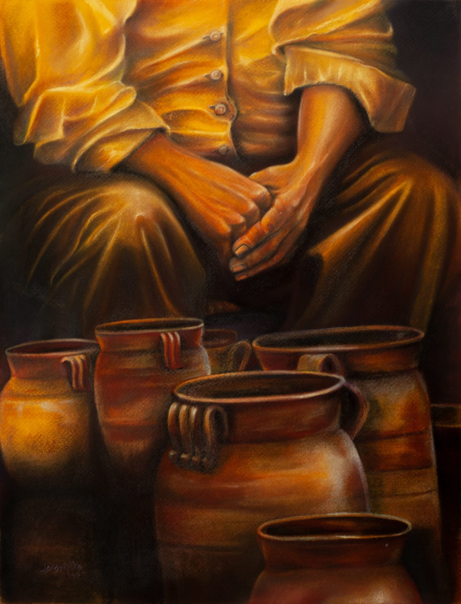 Cecilia Jaramillo, "Sin título (Alfarero)", 1990
