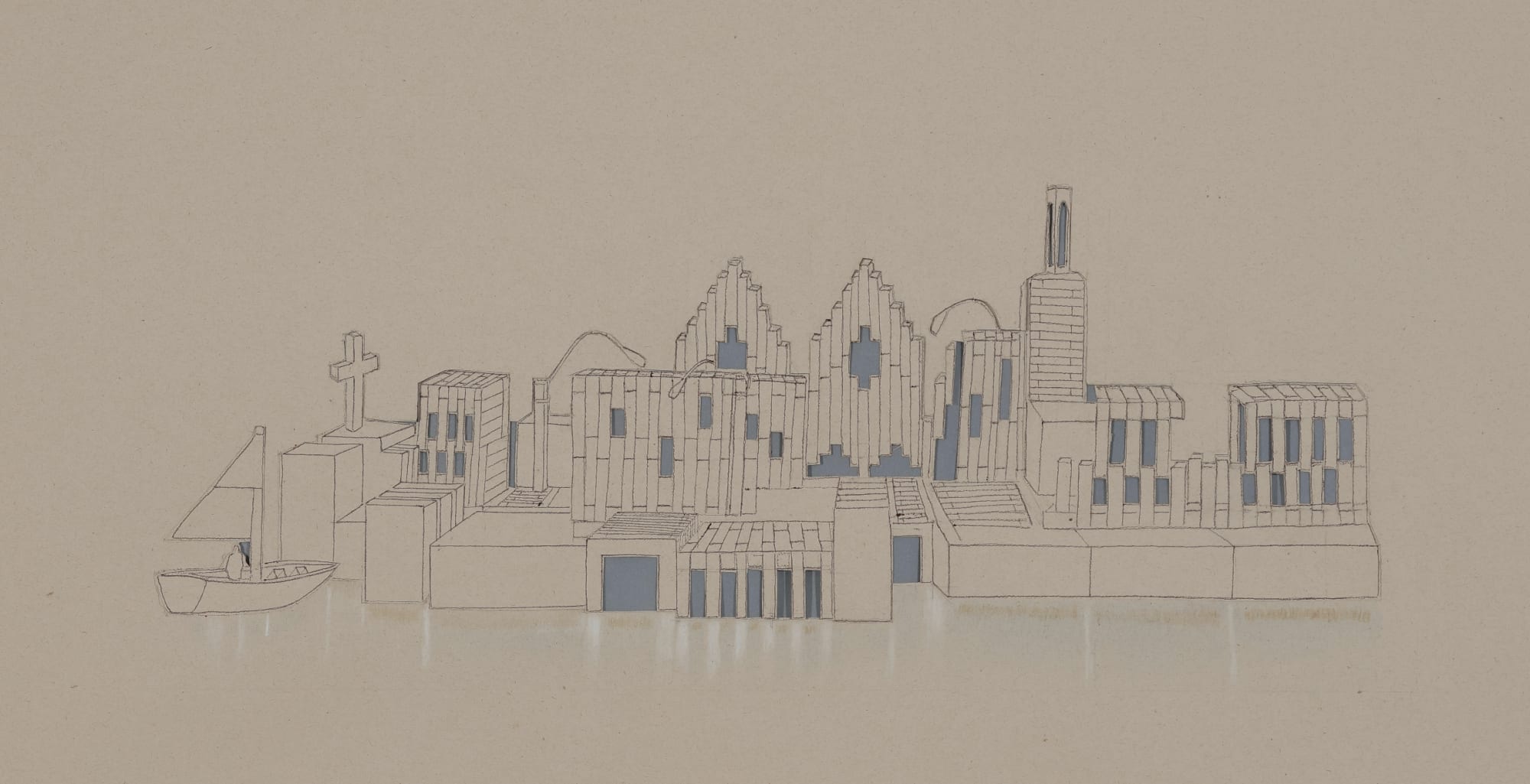 Francisco Morales, "Ciudades invisibles IX", 2021 / 2022