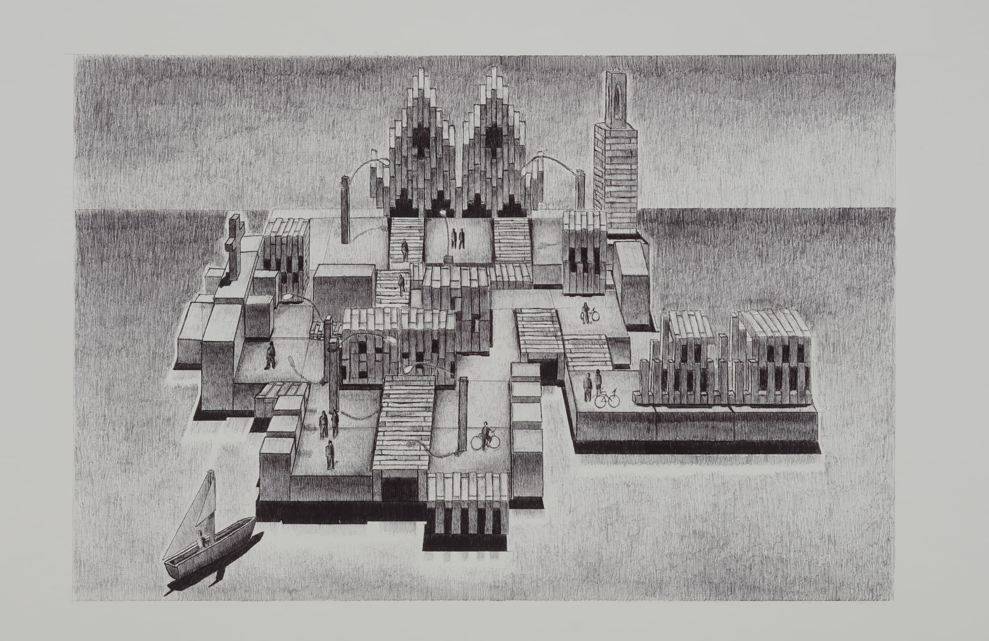 Francisco Morales, "Ciudades invisibles VII", 2021 / 2022