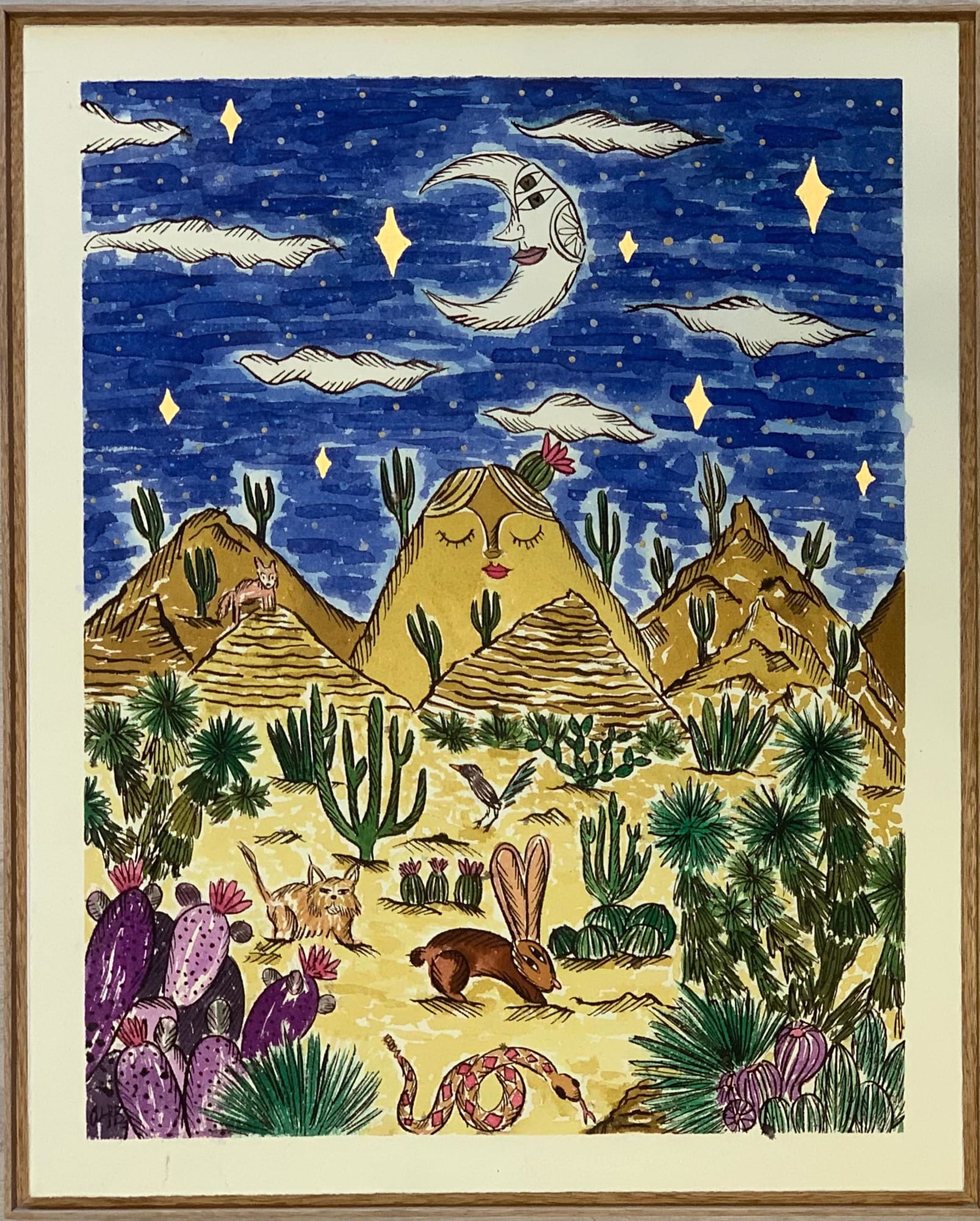 Ale RB, "Pachamama en el desierto del norte", 2025