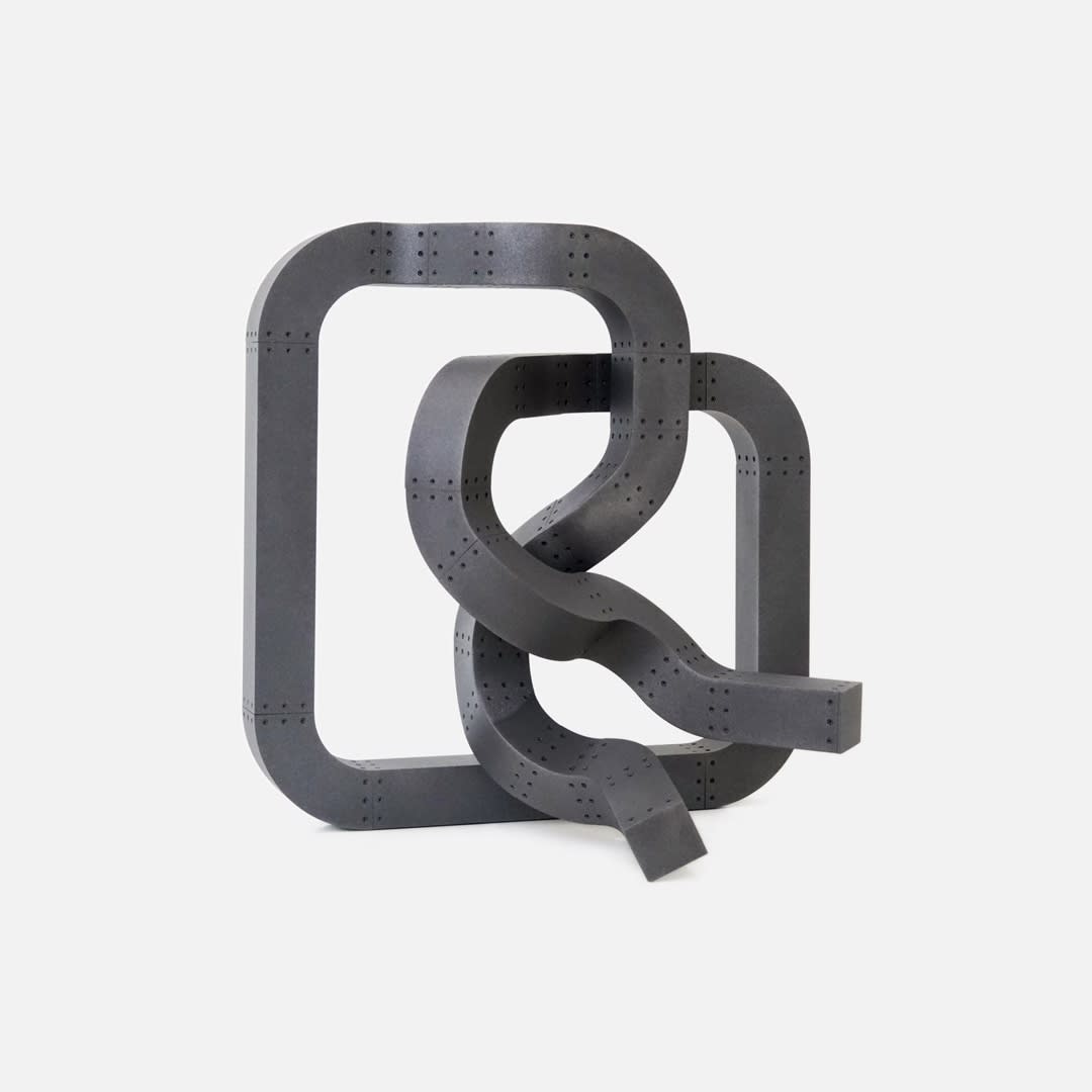 Alberto Cavalieri, Stand Frame 2 Alum Graphite , 2014