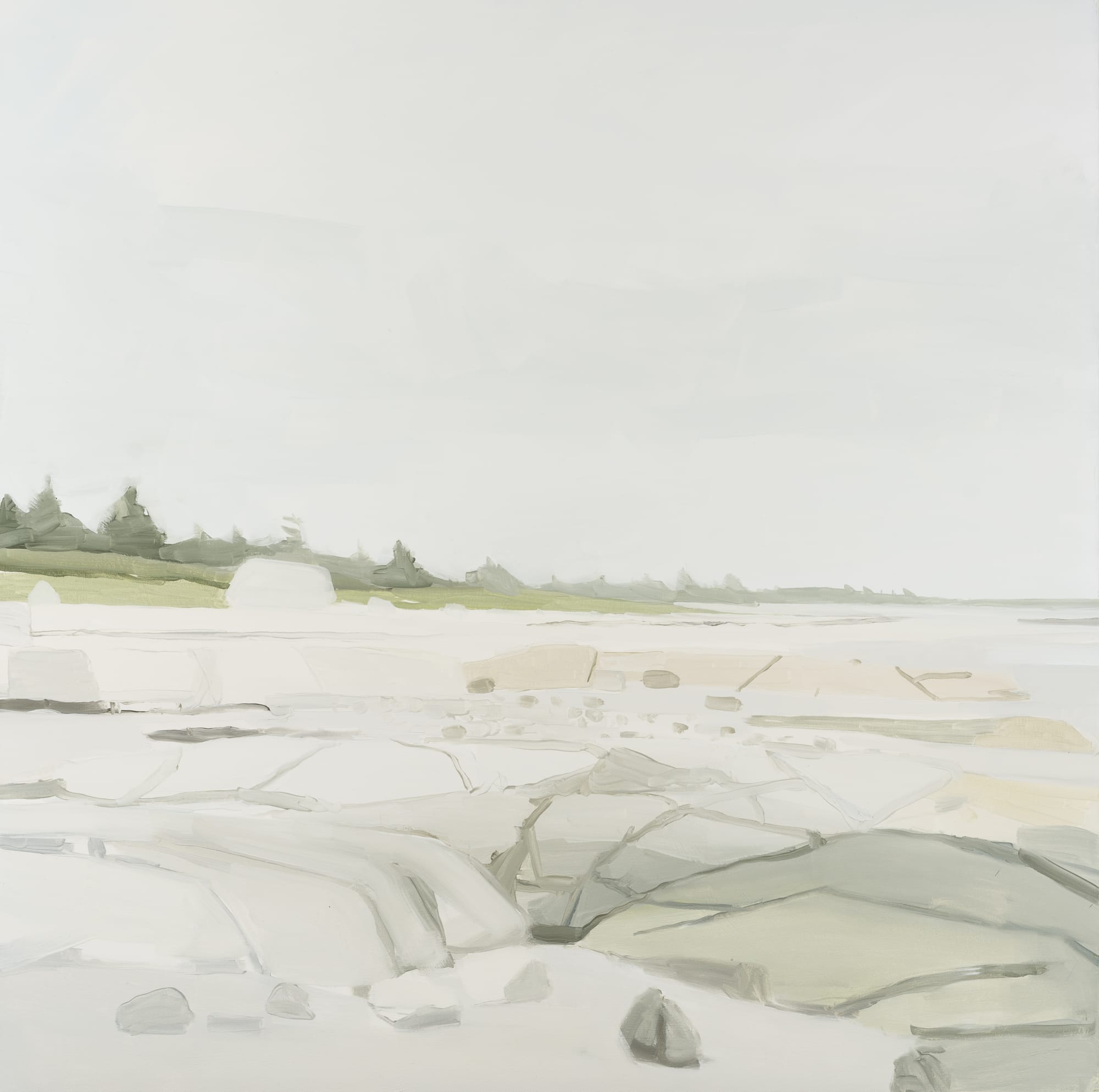 Sara MacCulloch, Beach and Rocks, 2016