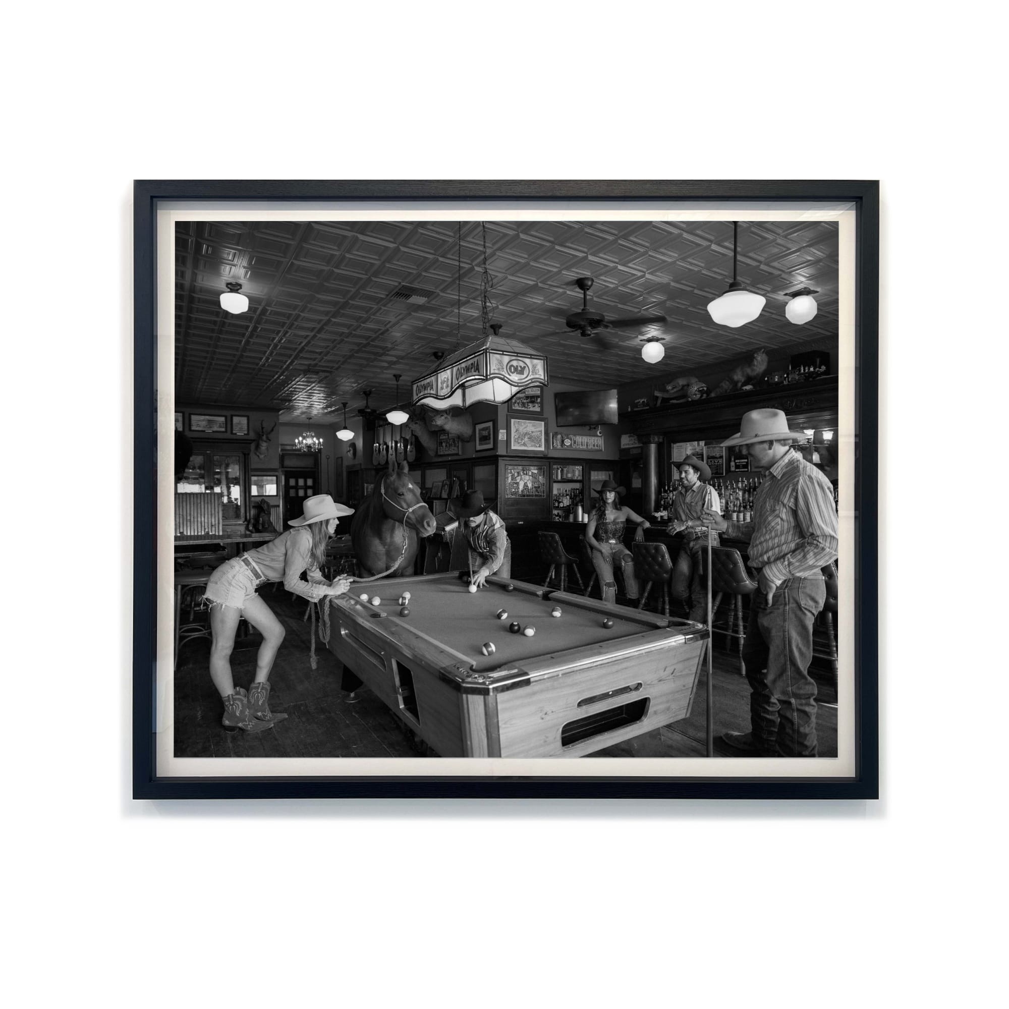 Beau Simmons, Trouble at the Old Saloon, 2024 | Markowicz Fine Art