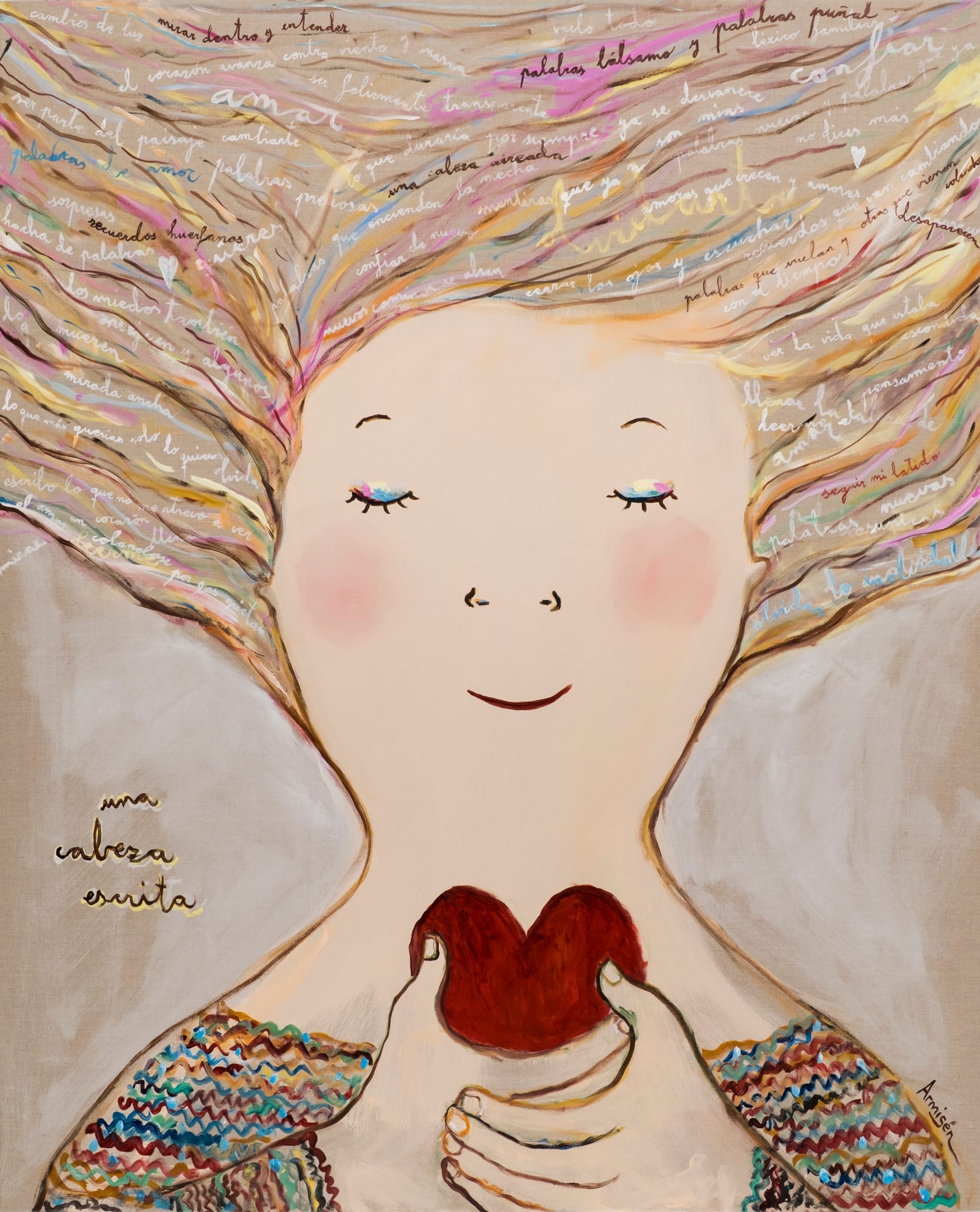 Eva Armisén, Una Cabeza Escrita / A Written Head, 2024