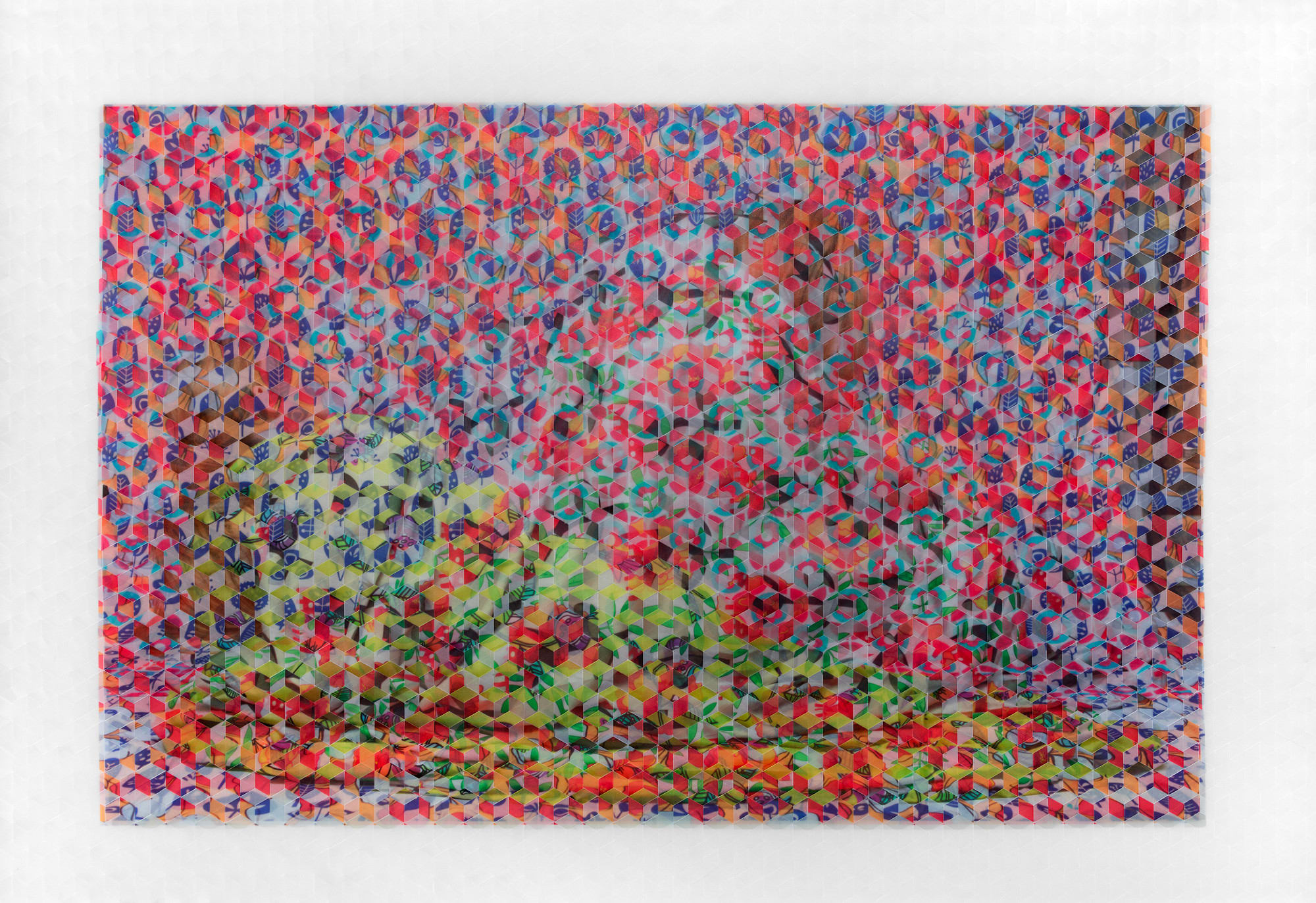 David Samuel Stern, Untitled Woven Portrait 27 (2), 2022