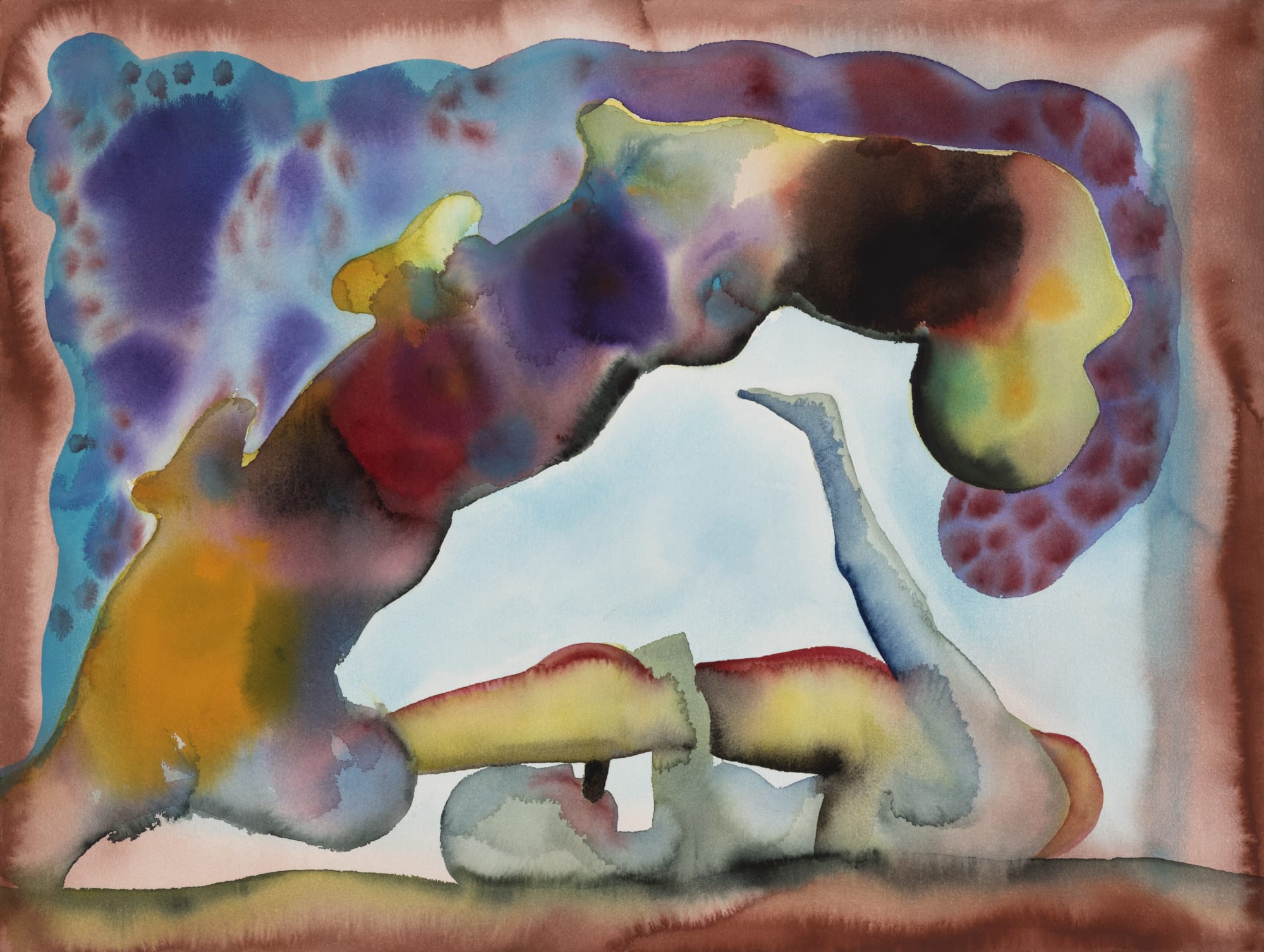 Francesco Clemente, Making Love in a Fleeting World #01, 2015
