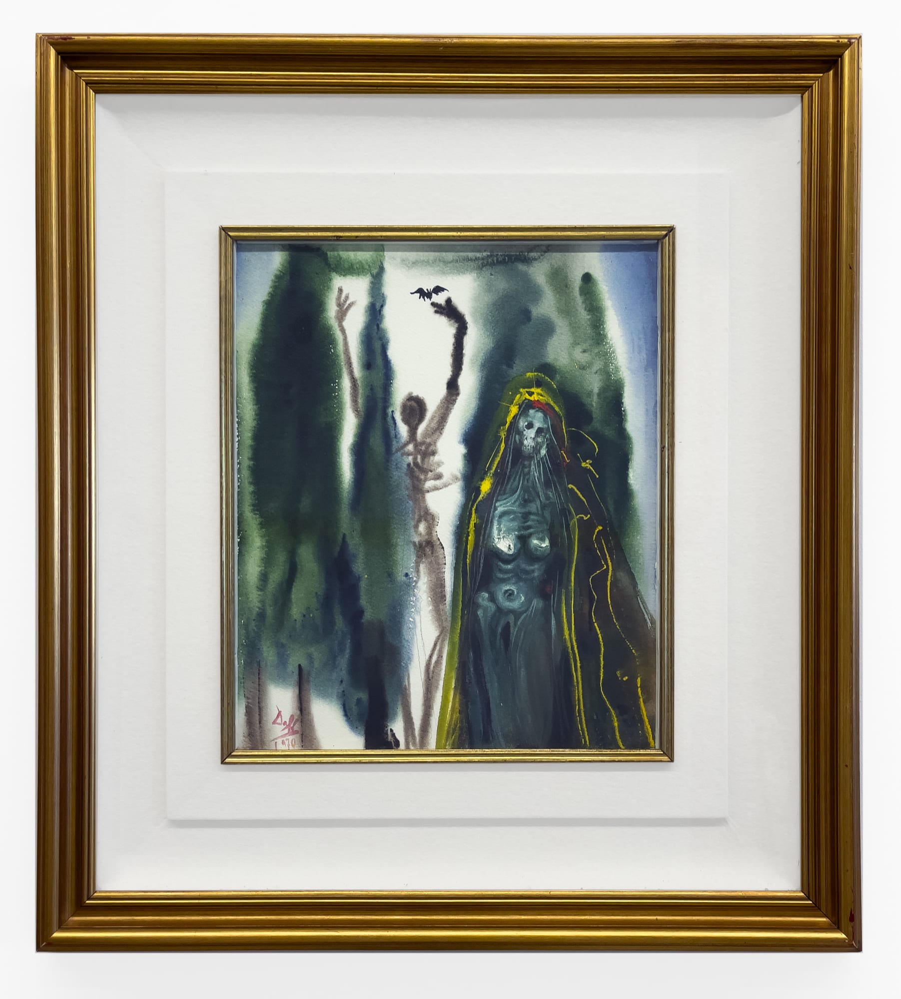 Salvador Dalí, Ulysse au royaume des morts, 1970