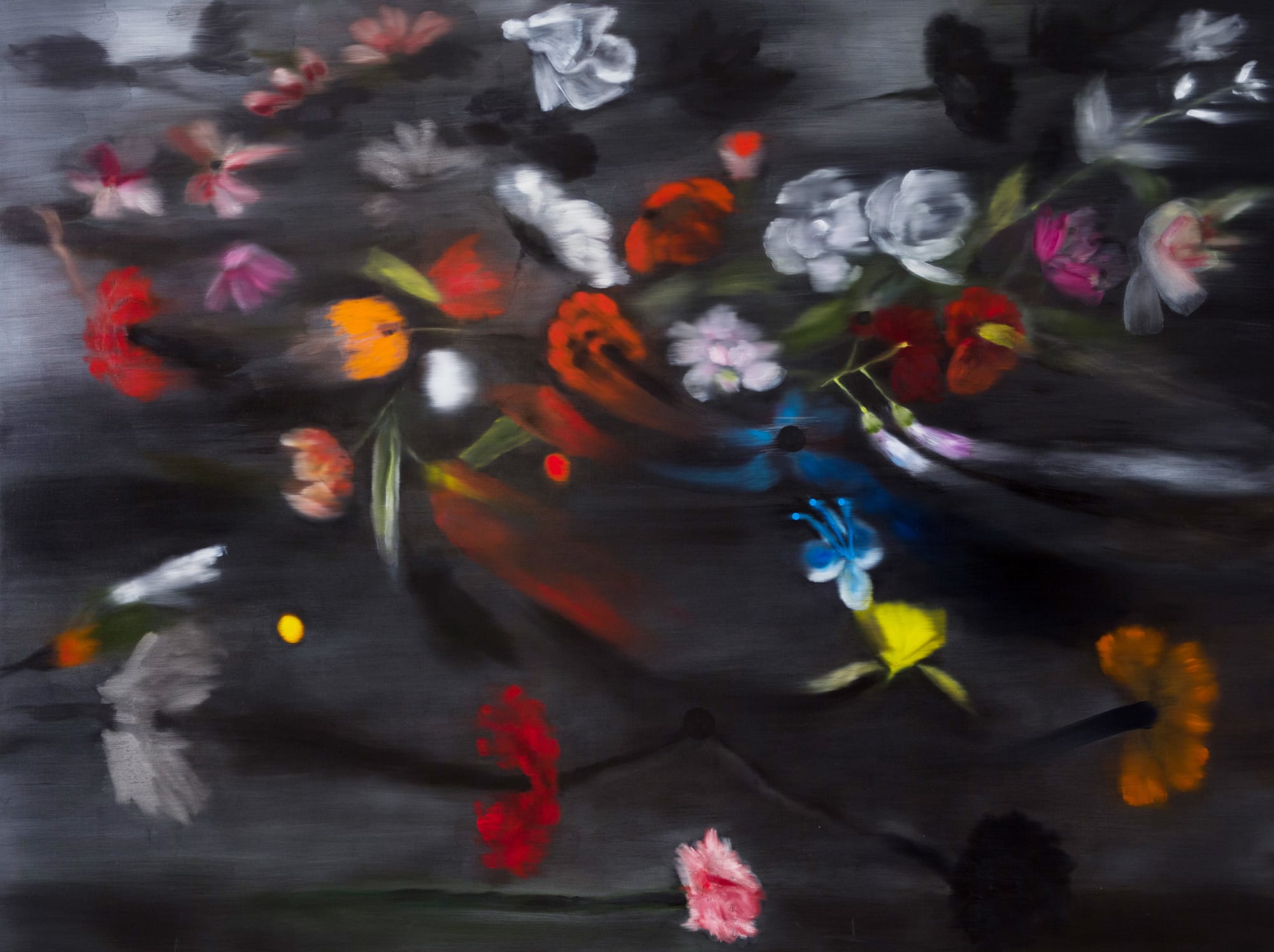 Ross Bleckner, When You’re Not Here, 2021