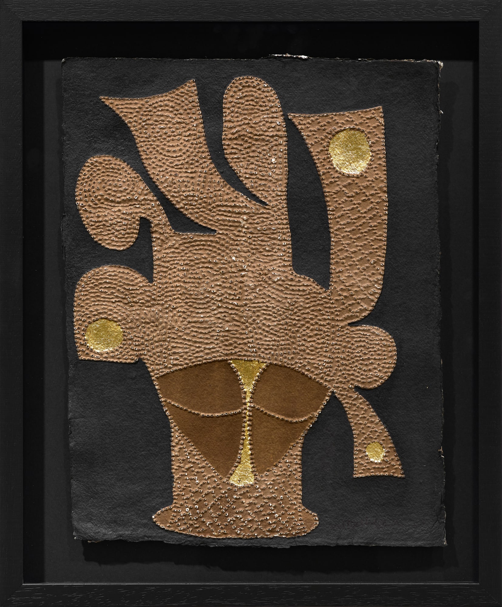 Victor Ehikhamenor, Ancestral Portraiture IX, 2024