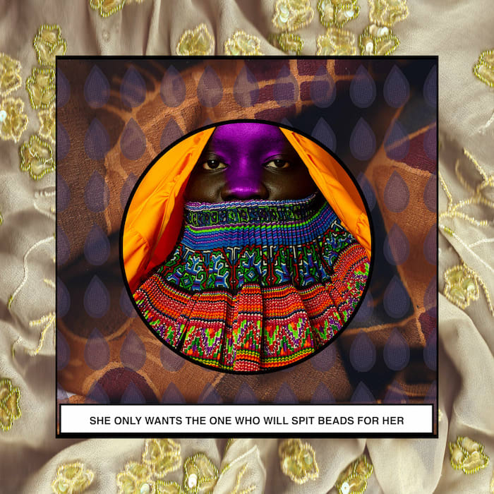 Atong Atem, Kitanga 5 (Spit Beads), 2024