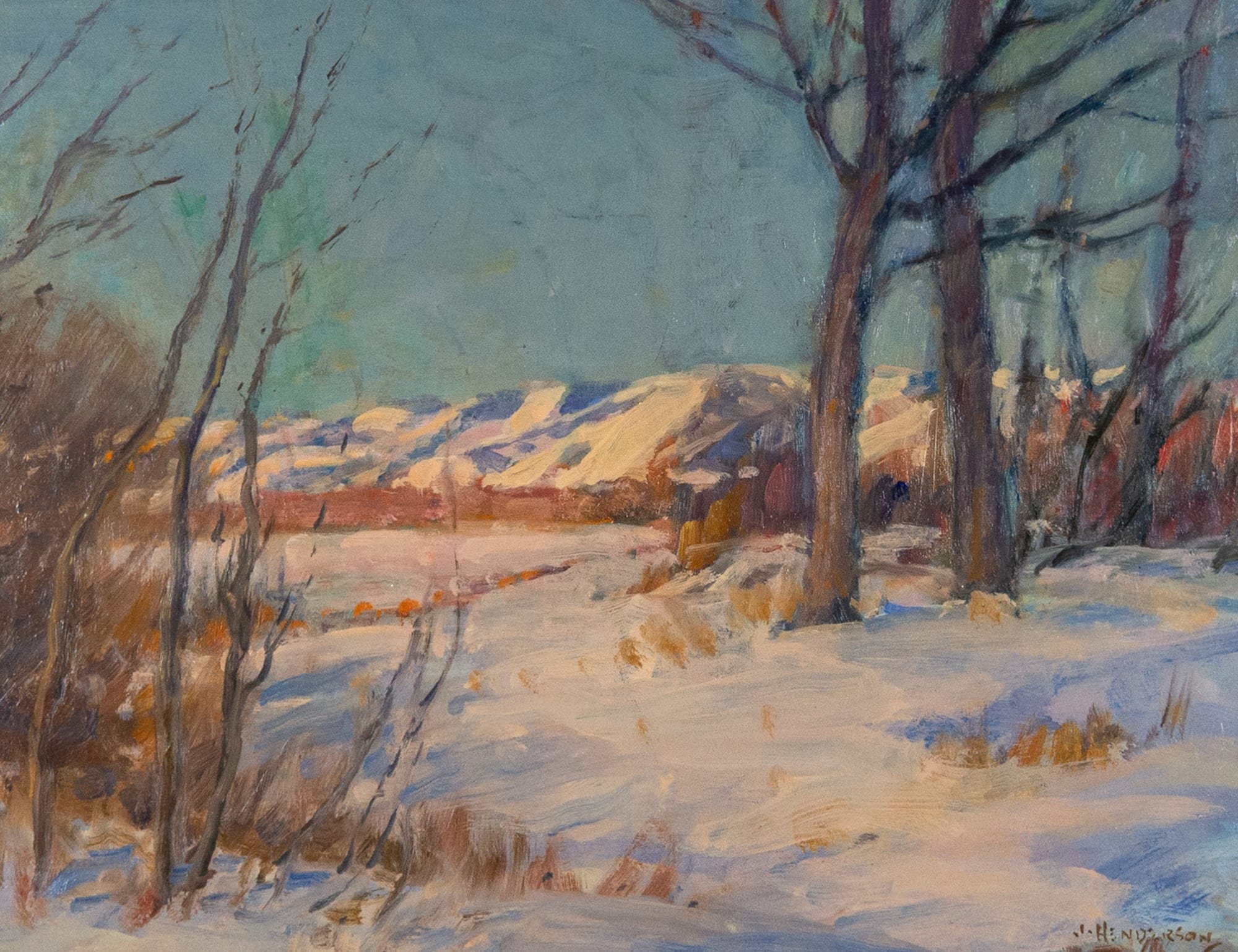 James Henderson, Winter, Qu'Appelle Valley
