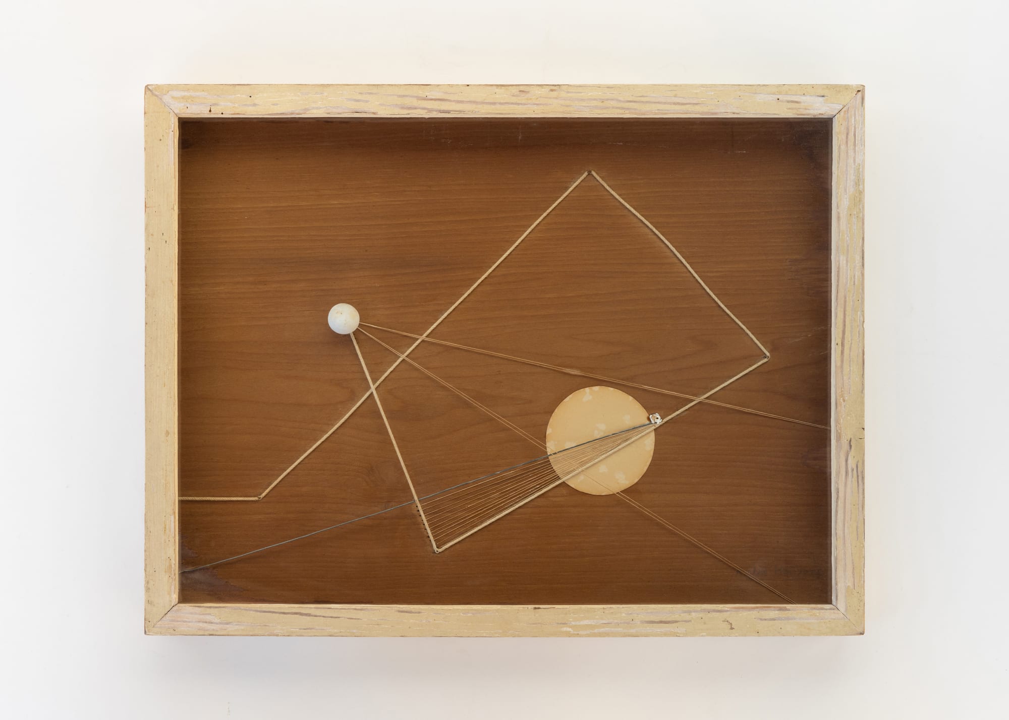 Marlow Moss, Drawing with montage No. 17, 1945