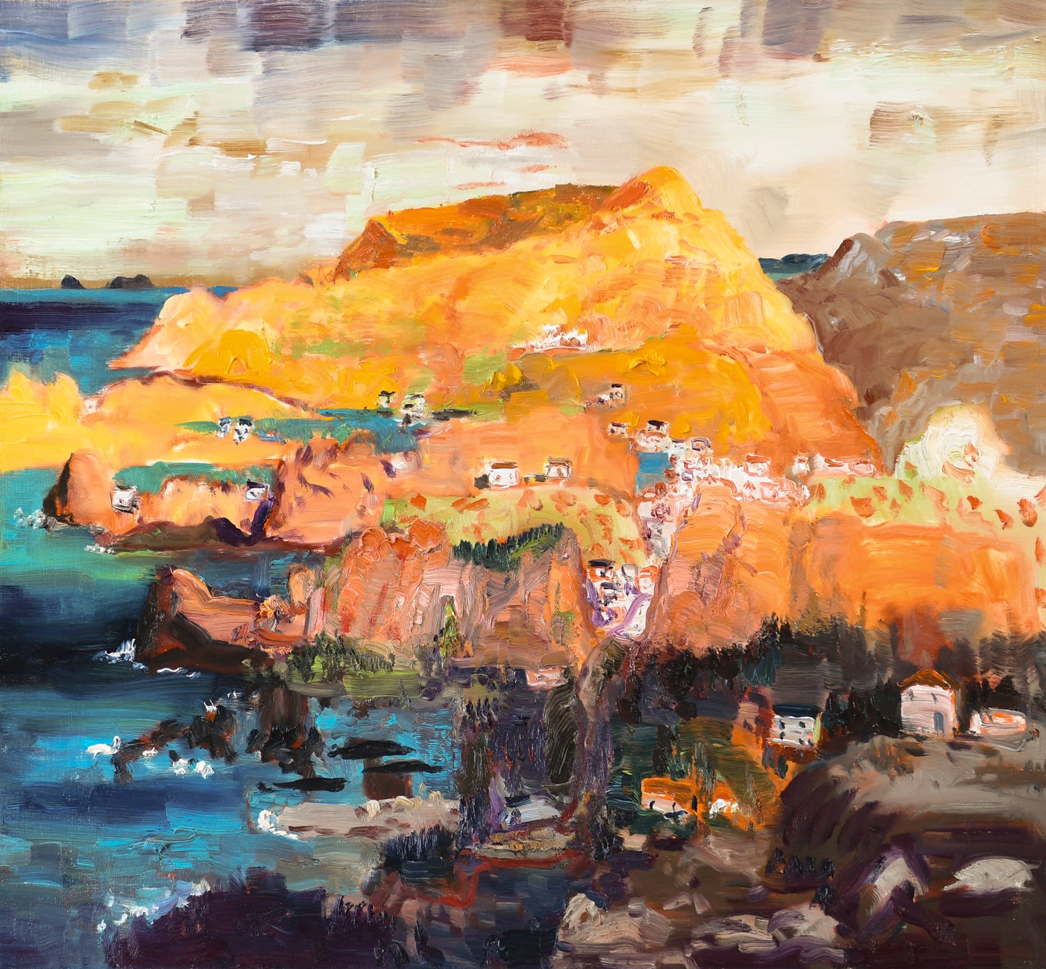 John Hartman, Sunlight on Southern Head, Salvage, 2025