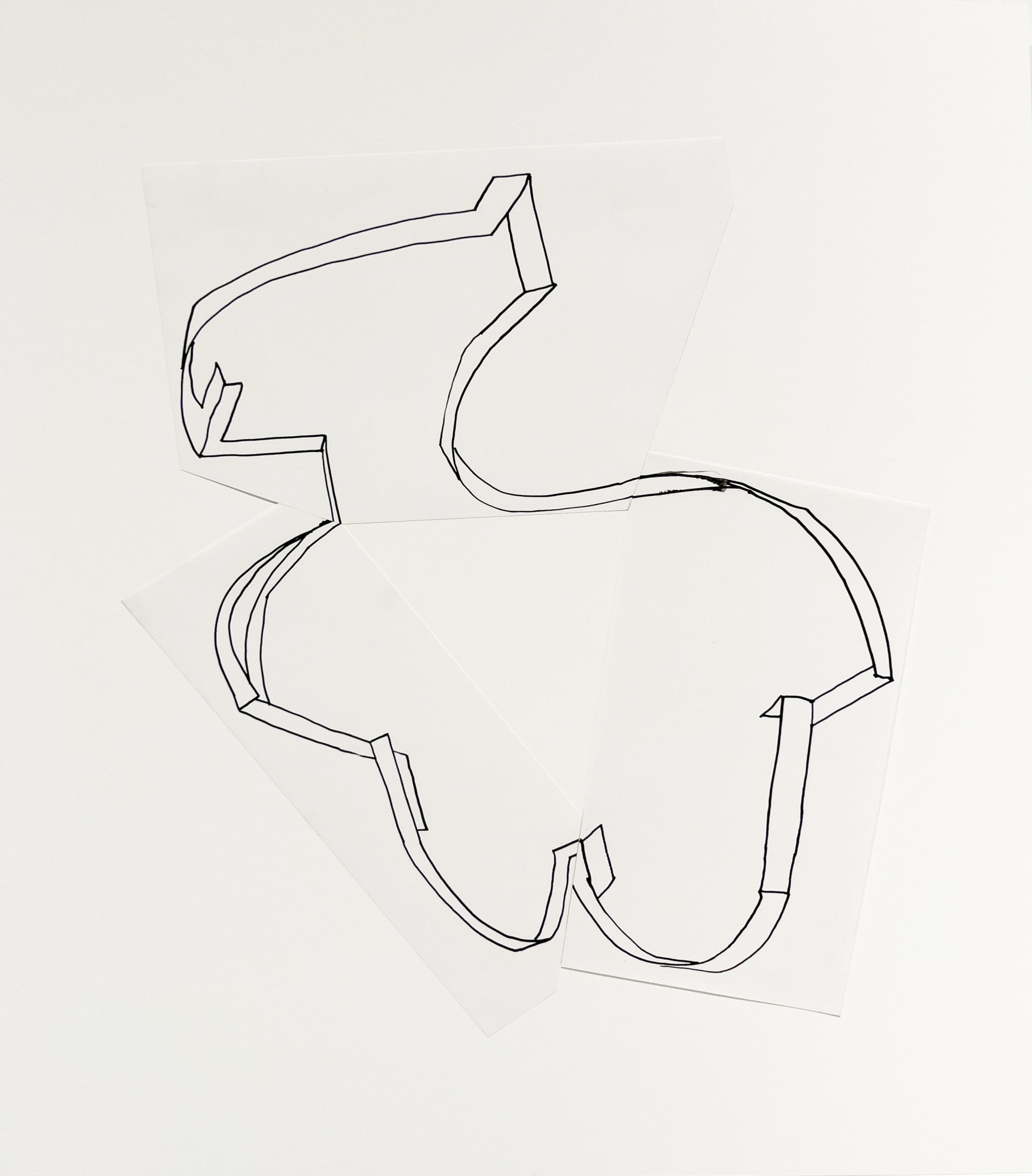 Jen Aitken, Assembled Drawing 1, 2023