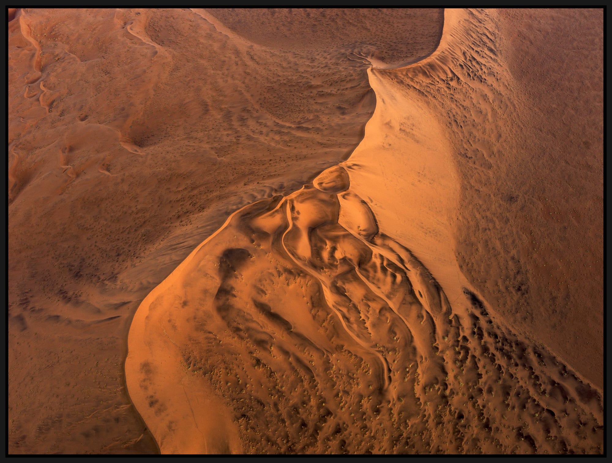 Edward Burtynsky, Sand Dunes #3, Sossusvlei, Namib Desert, Namibia, 2018