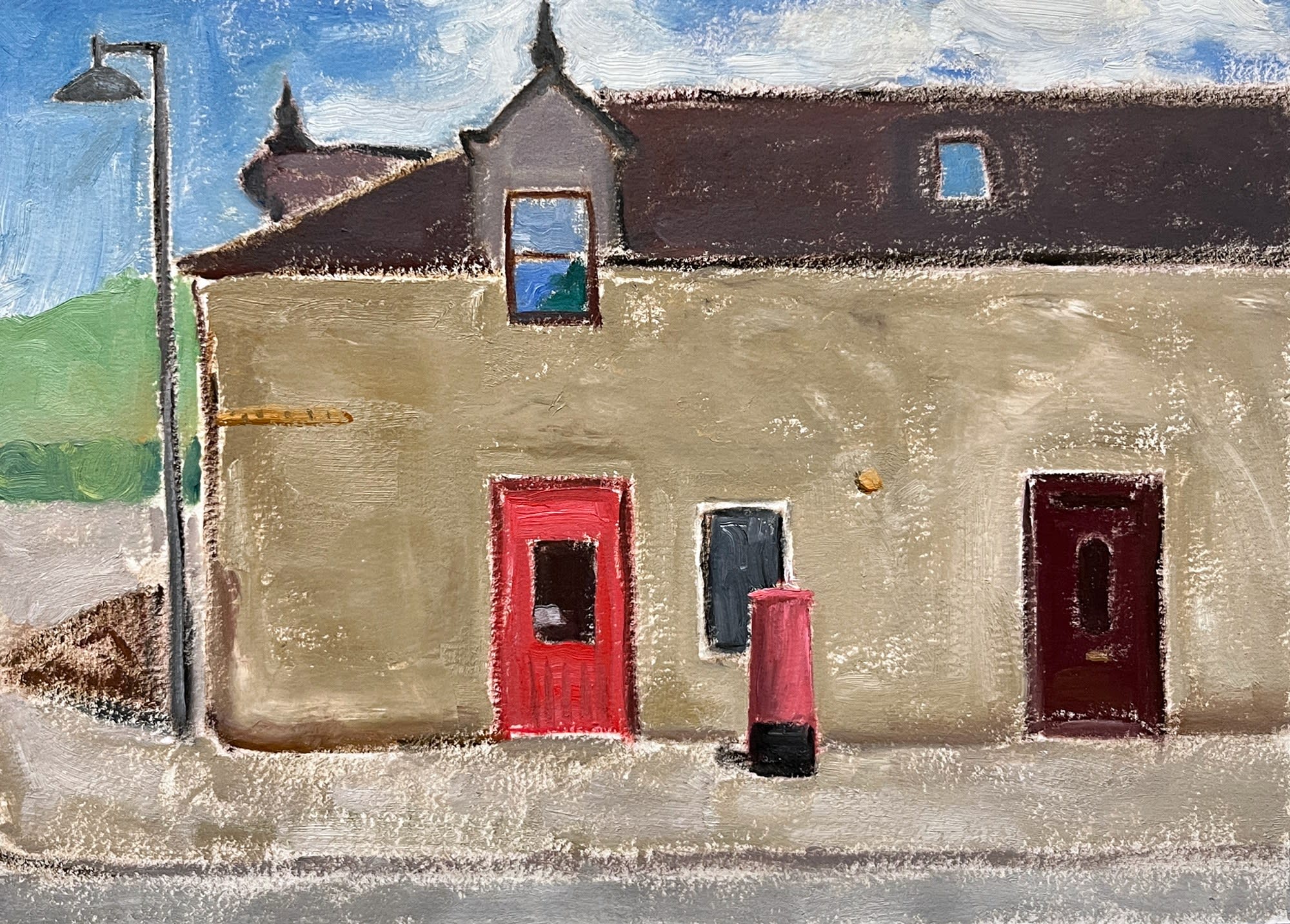 Li Shan, A Closed Post Office (Dufftown, Scotland) 邮局关 门了 (苏格兰达夫镇), 2022