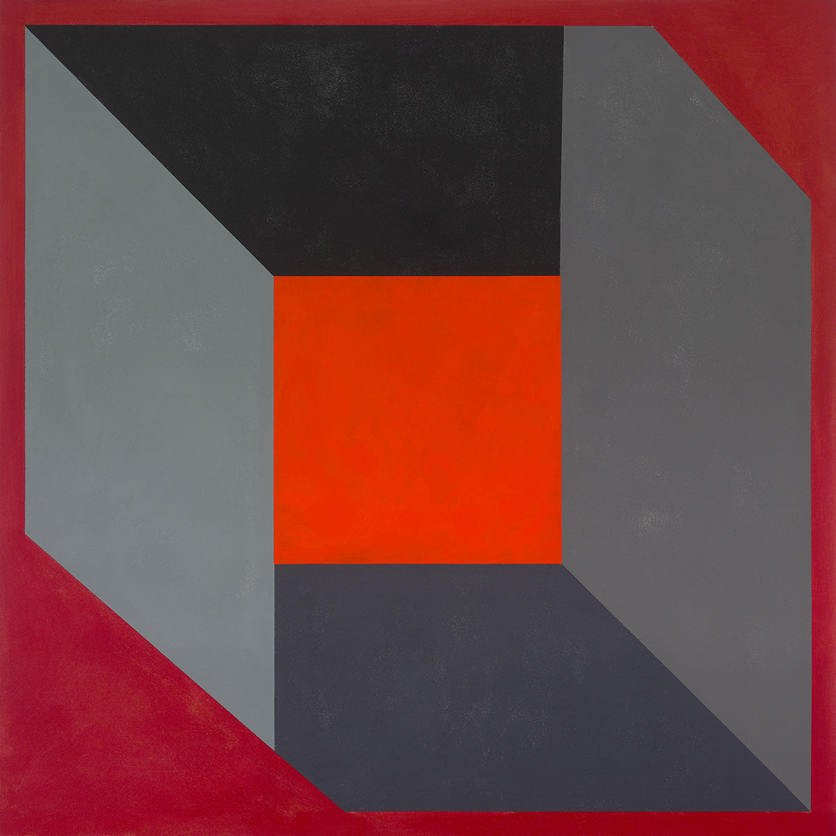 Ric Evans, Revealed Forms Red, 2018