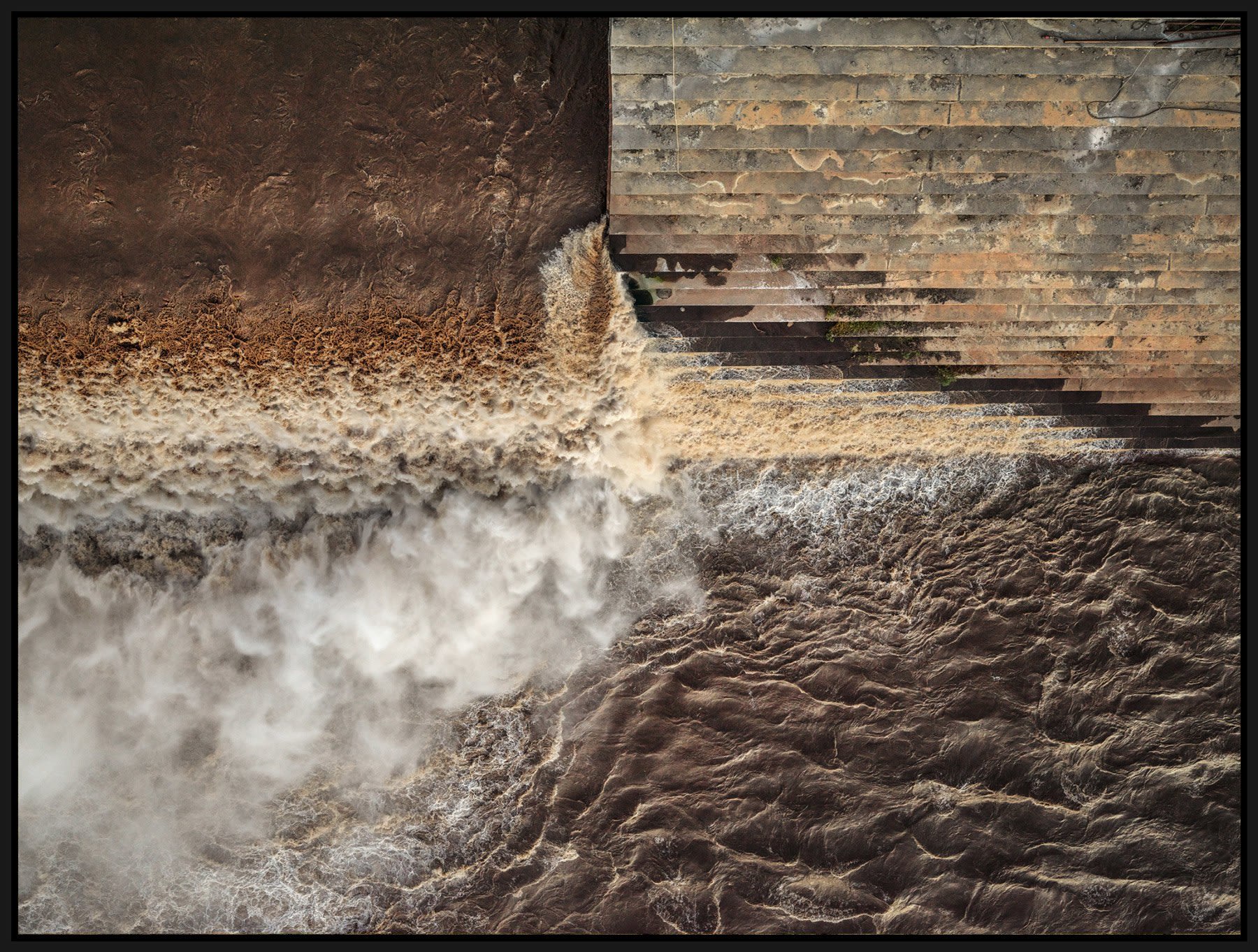 Edward Burtynsky, GERD #8, Benishangul-Gumuz Region, Ethiopia, 2019