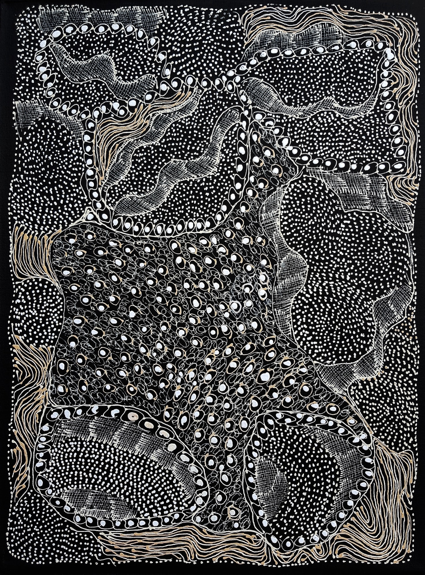 Jorna Newberry, Ngintaka – Perentie #17 [JNKM25522], 2022