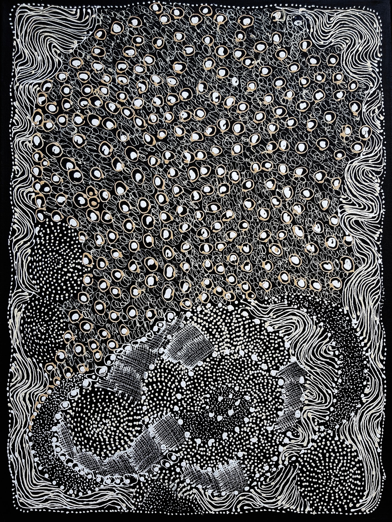 Jorna Newberry, Ngintaka – Perentie #19 [JNKM18522], 2022