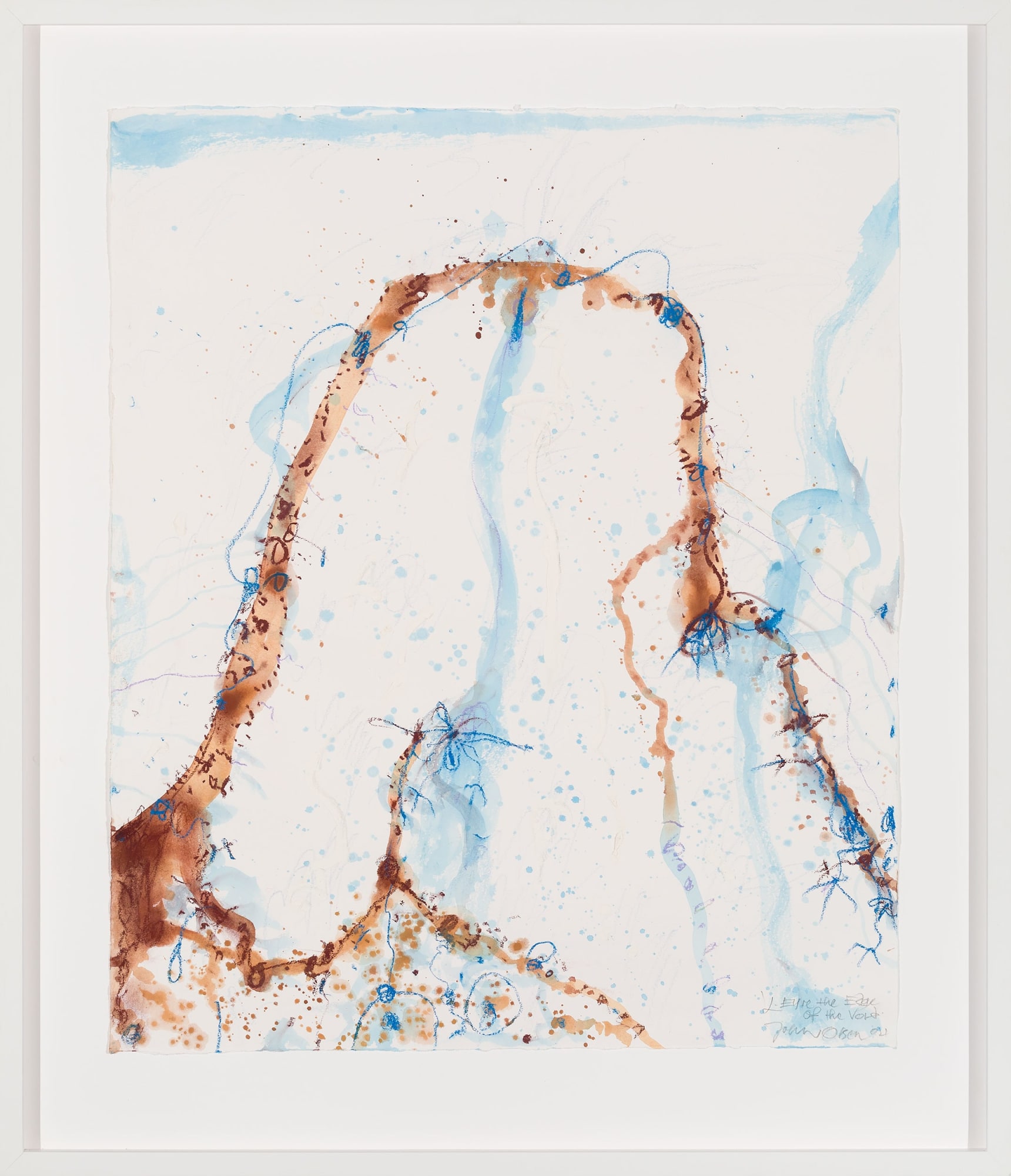 John Olsen, Lake Eyre: The Edge of the void, 2021