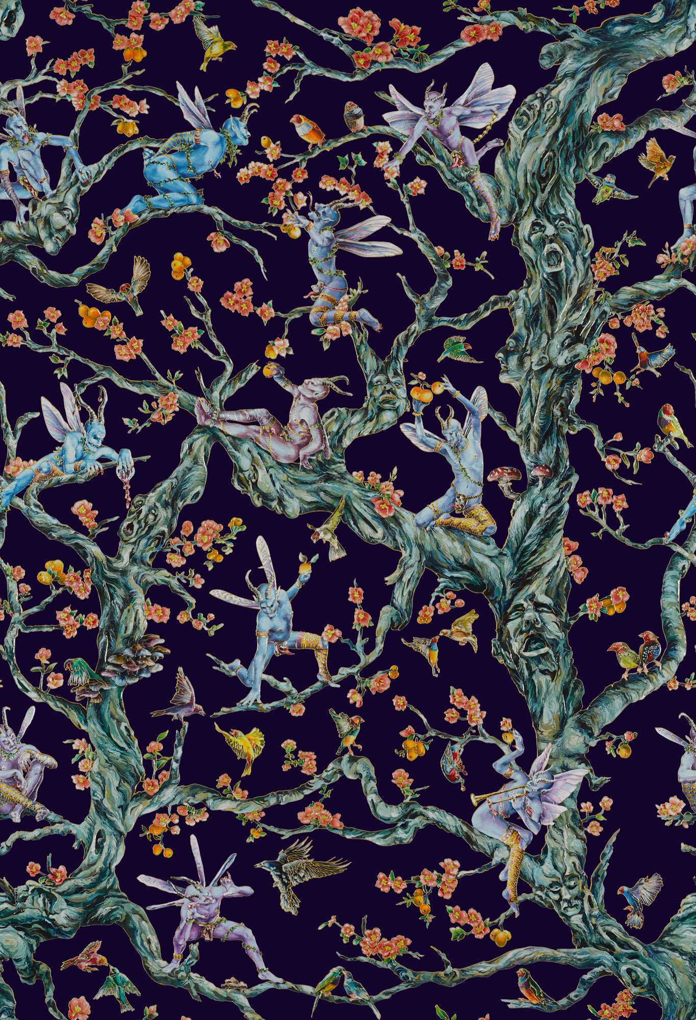 Raqib Shaw, After A Midsummer Night's Dream, 2018