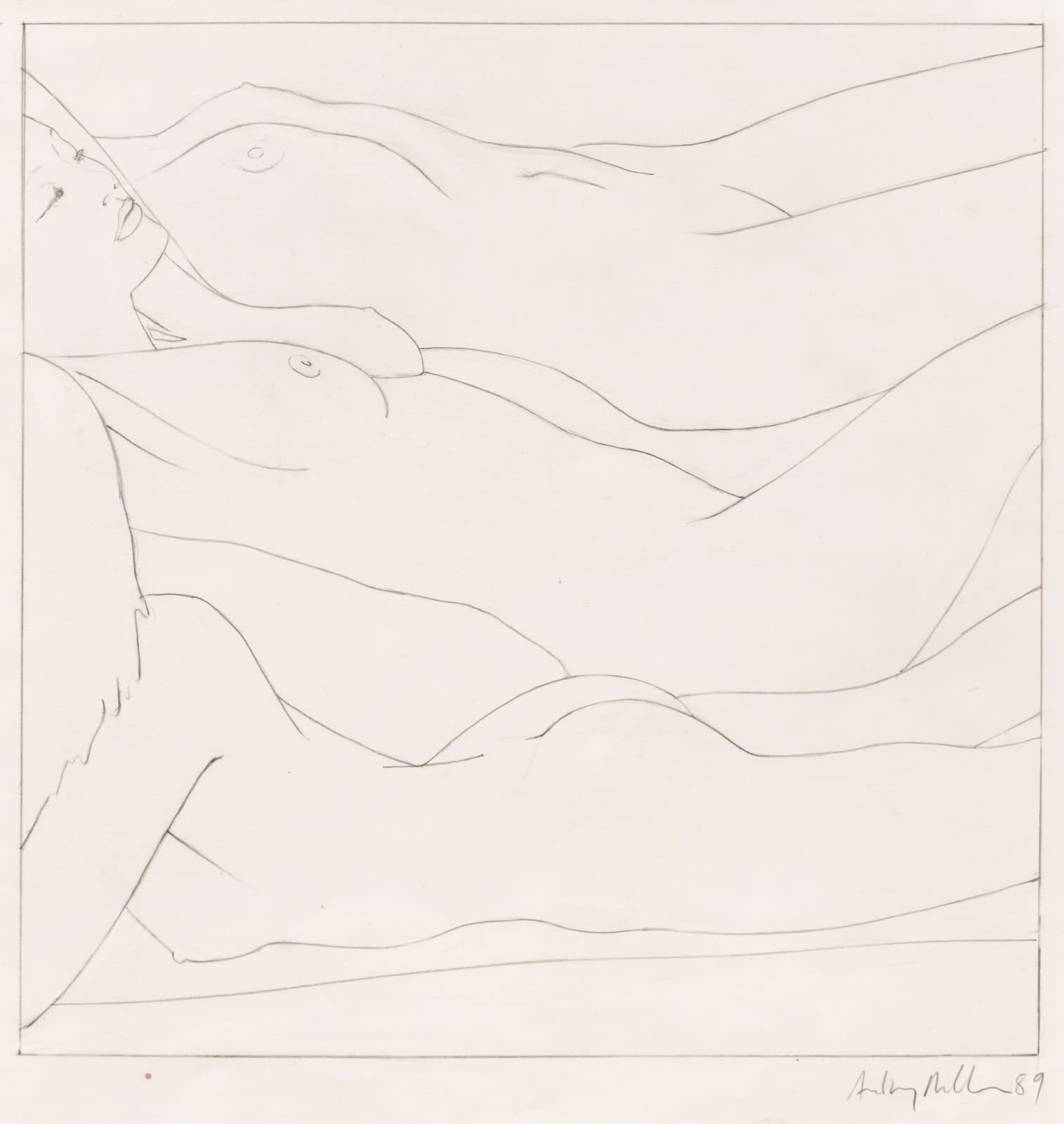 Antony Donaldson, Three on a Beach, 1989