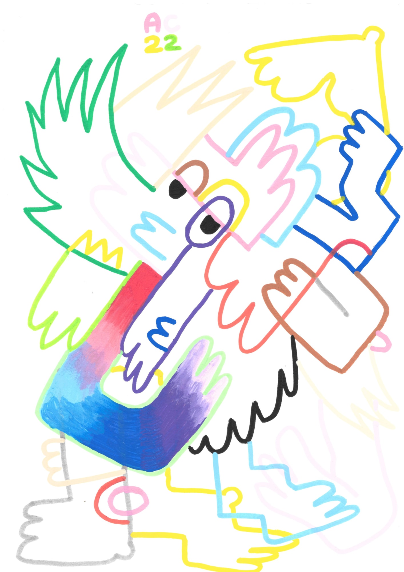 Andrei Costache, Drawing 16, 2022