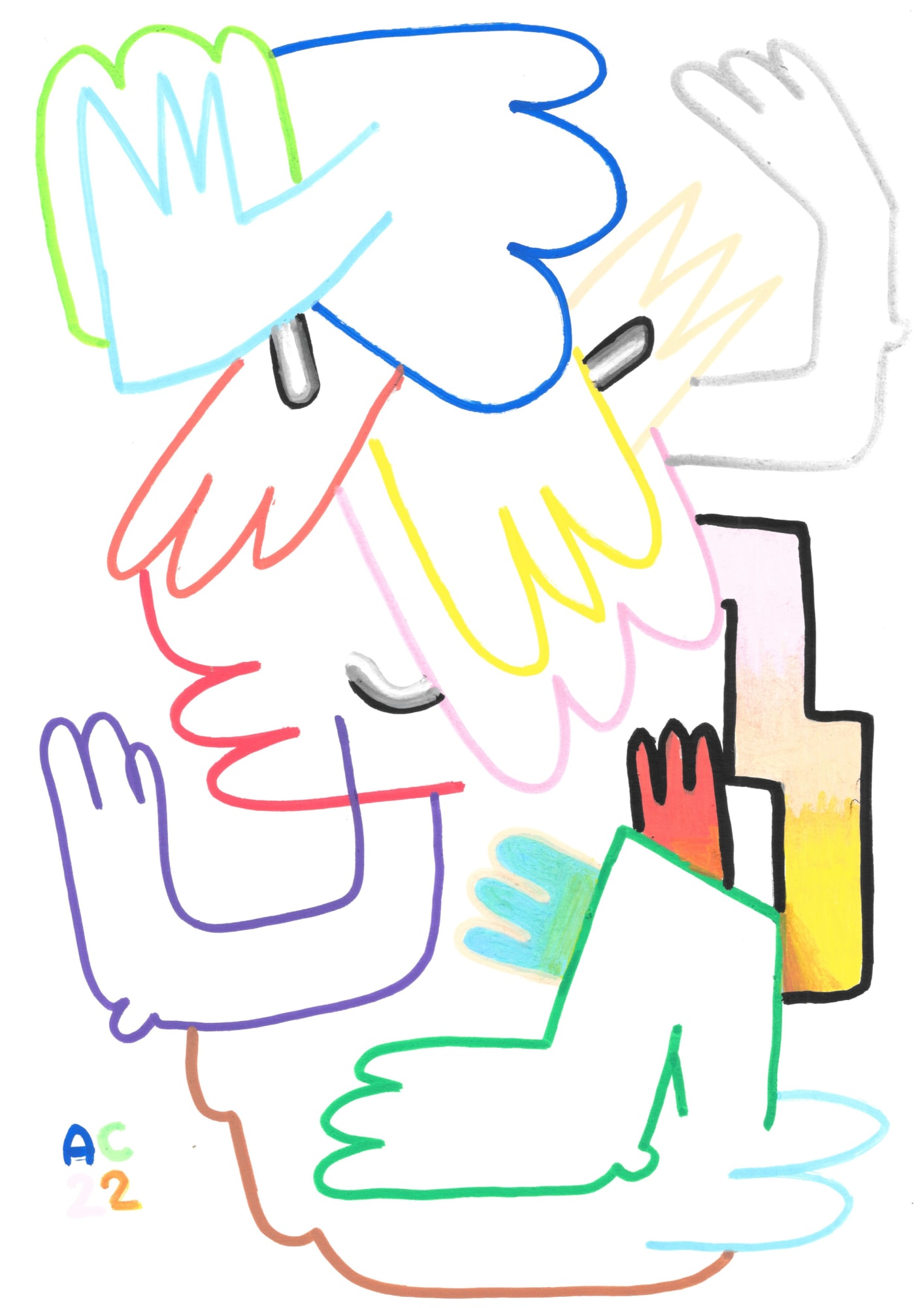 Andrei Costache, Drawing 17, 2022