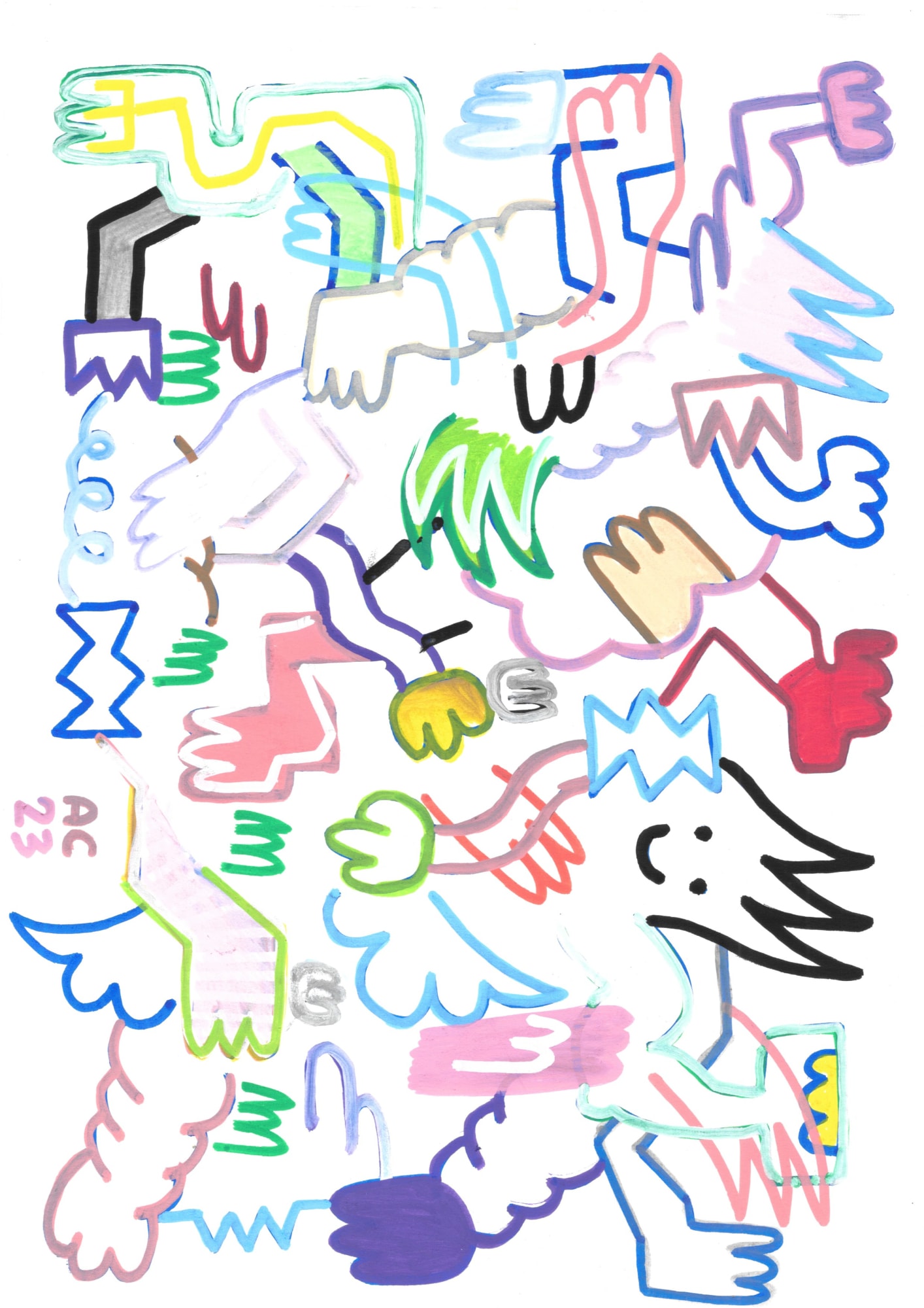 Andrei Costache, Drawing 20, 2022