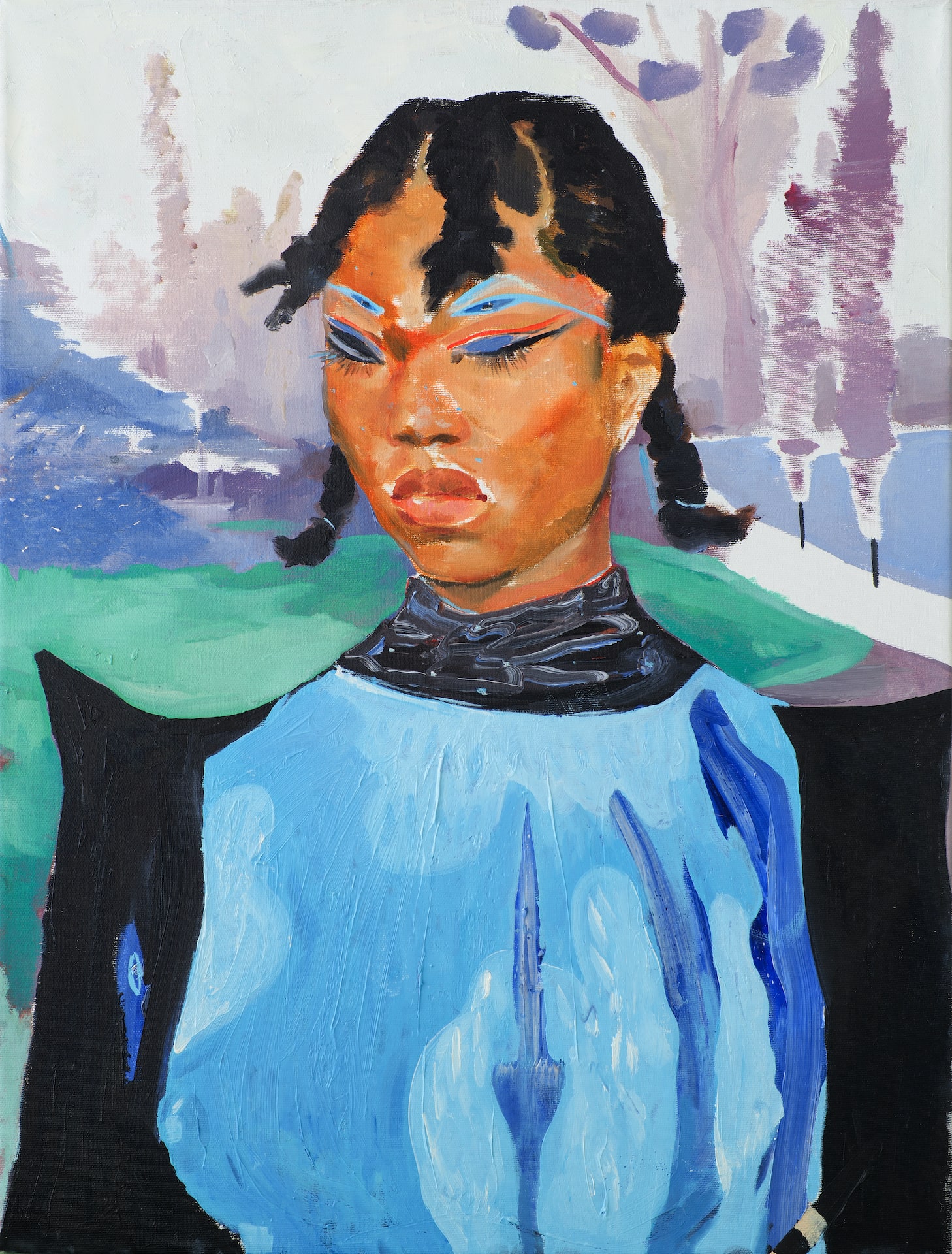 Mathias Bar, Lady in Blue, 2021