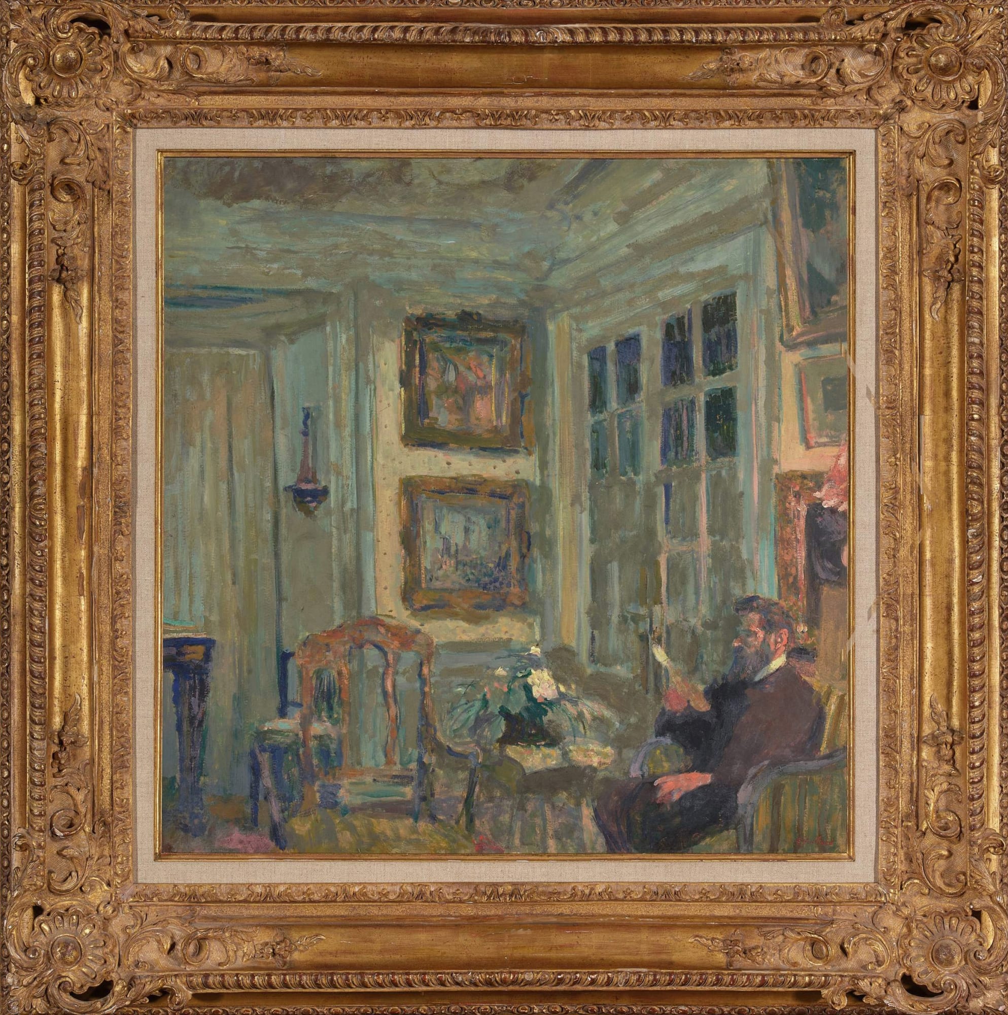 Edouard Vuillard, Arthur Fontaine lisant — I, 1904