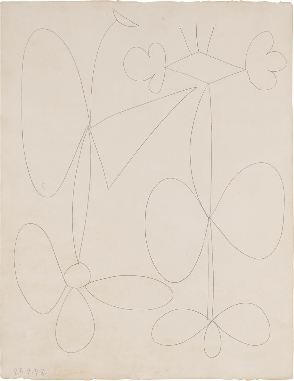 Pablo Picasso, Fleurs, 1948