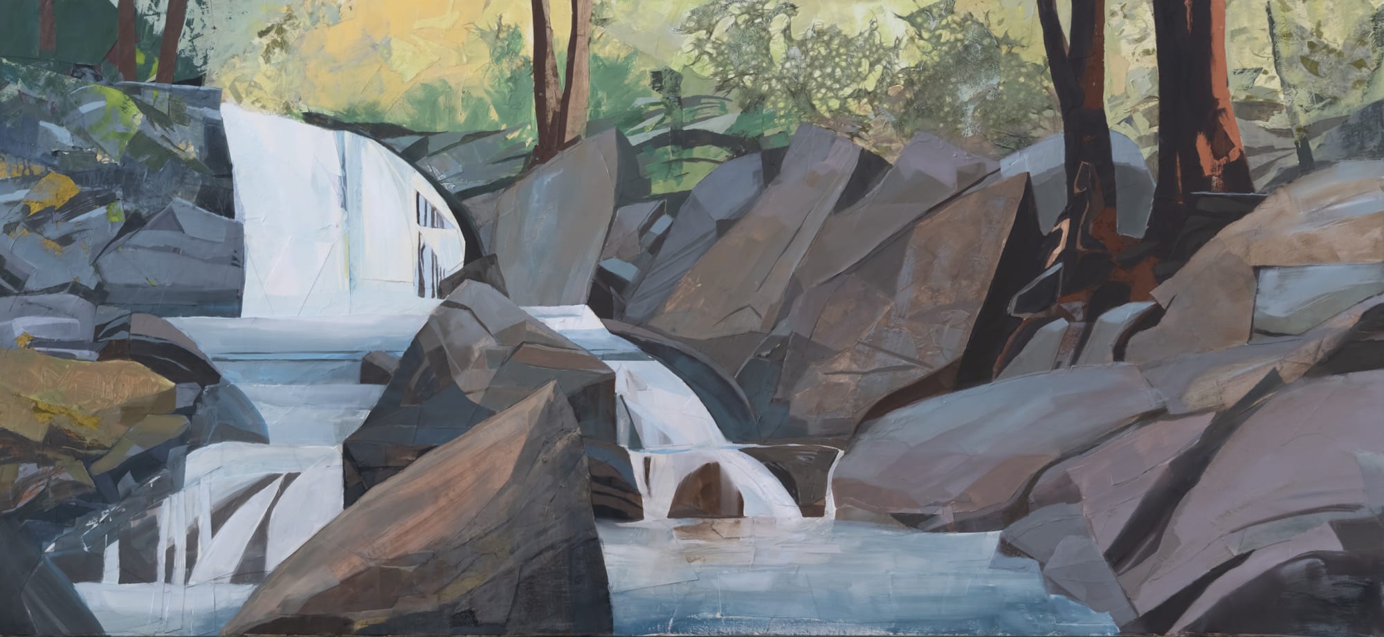 Mariella Bisson, Yellow Creek Falls Panorama