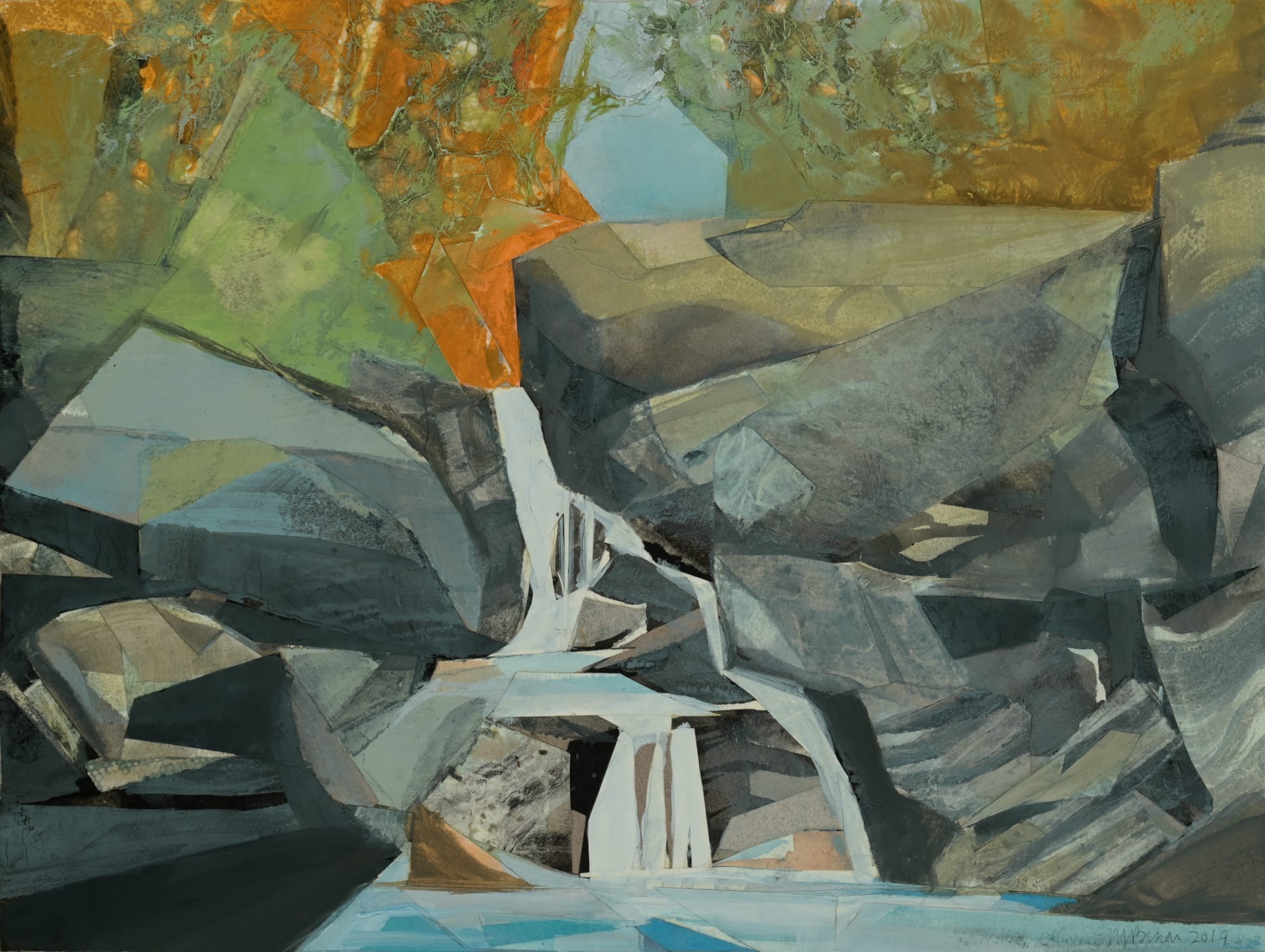Mariella Bisson, A September Day at the Waterfalls