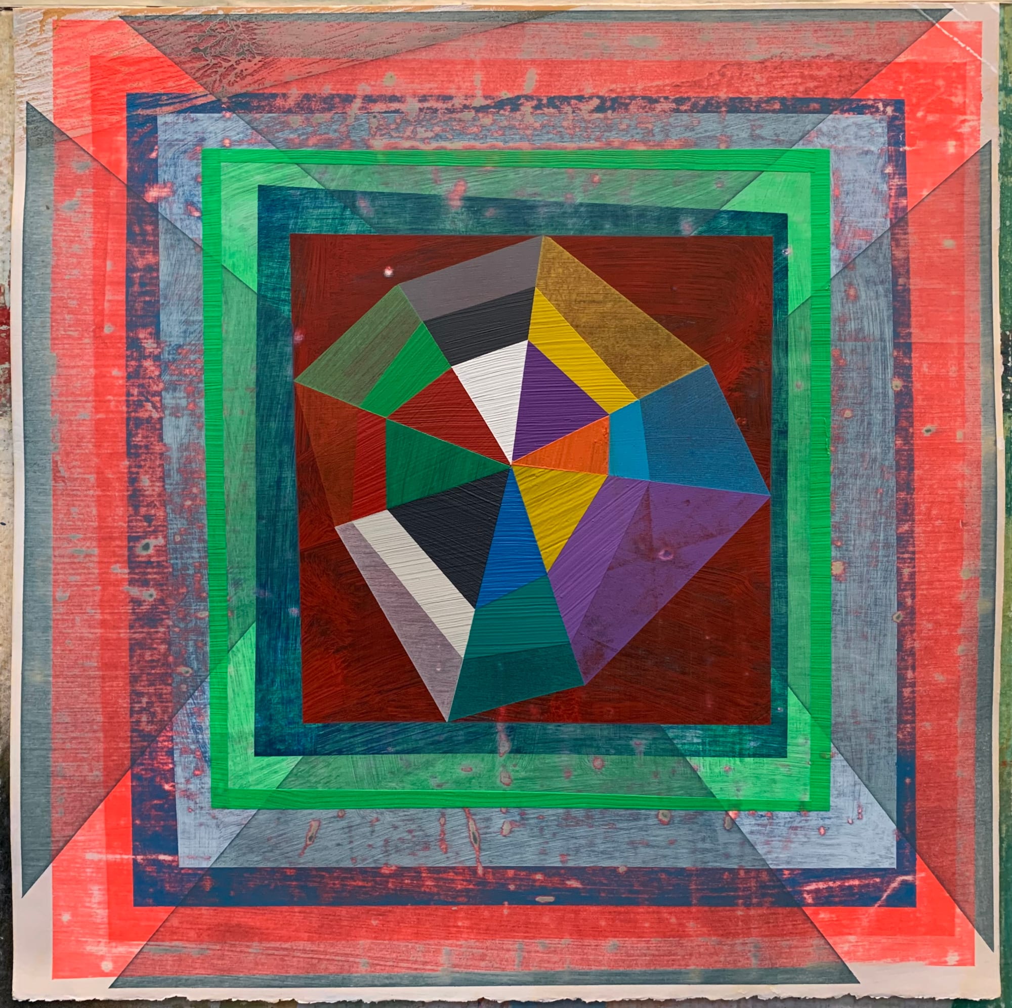 Michael Barringer, Organic Geometry (Pinwheel Mandala II)