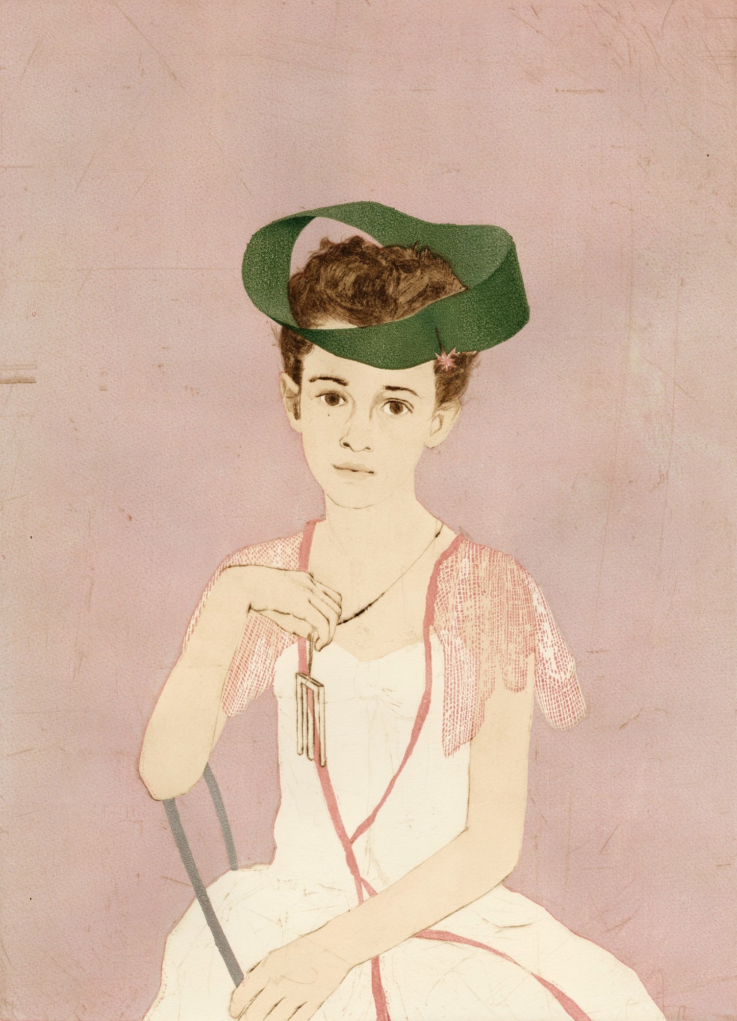 Ellen Heck, Girl with a Blivet Wearing a Möbius Strip as a Hat