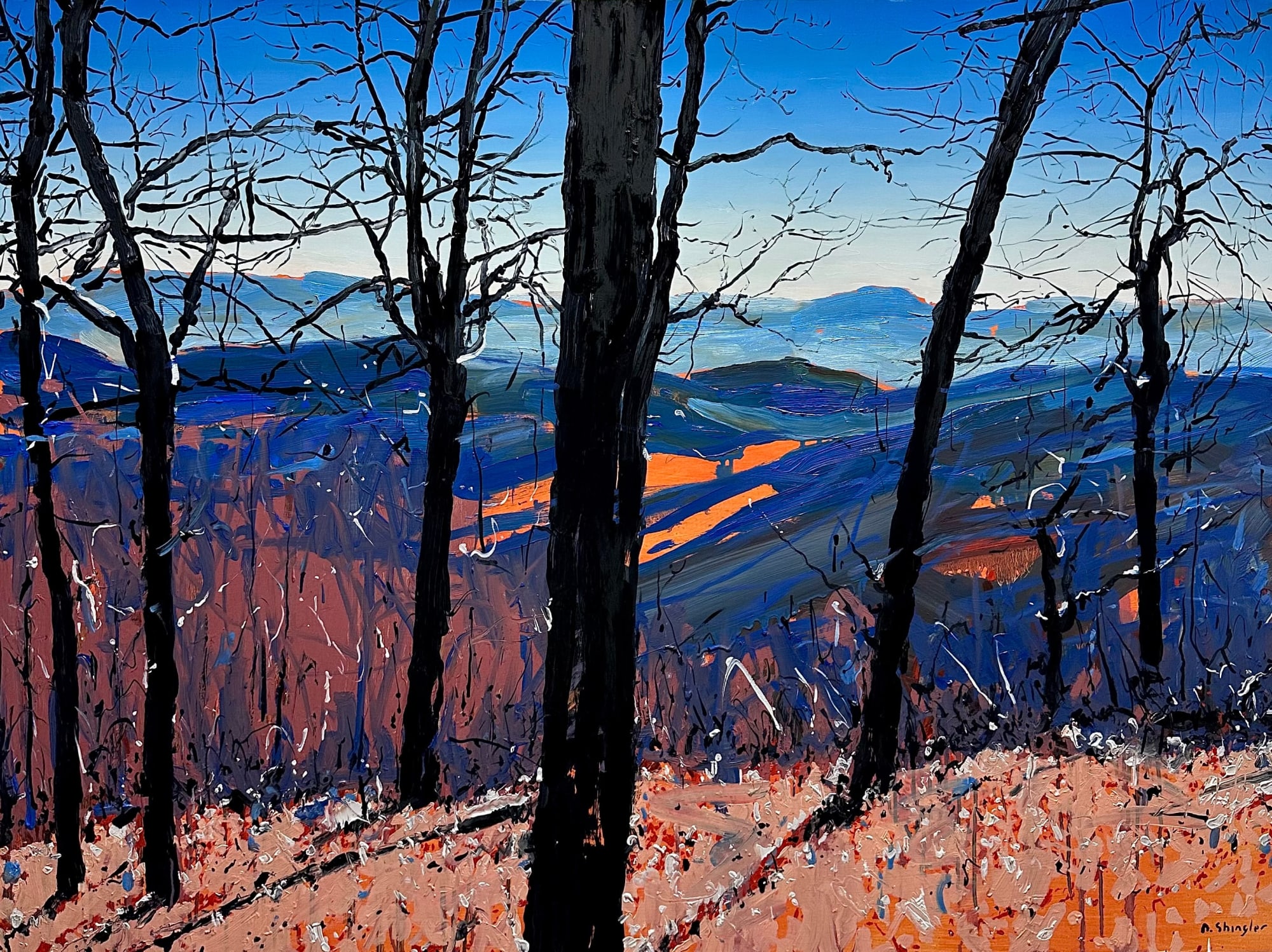 David Shingler, Sunset. Blue Ridge Mountains, NC