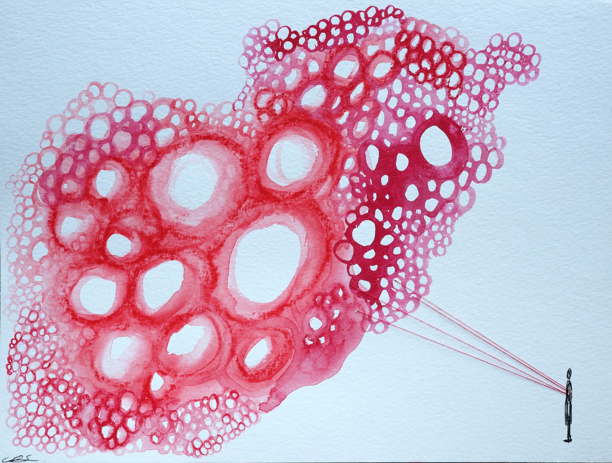 Chiharu Shiota, Connected to the Universe (20), 2023