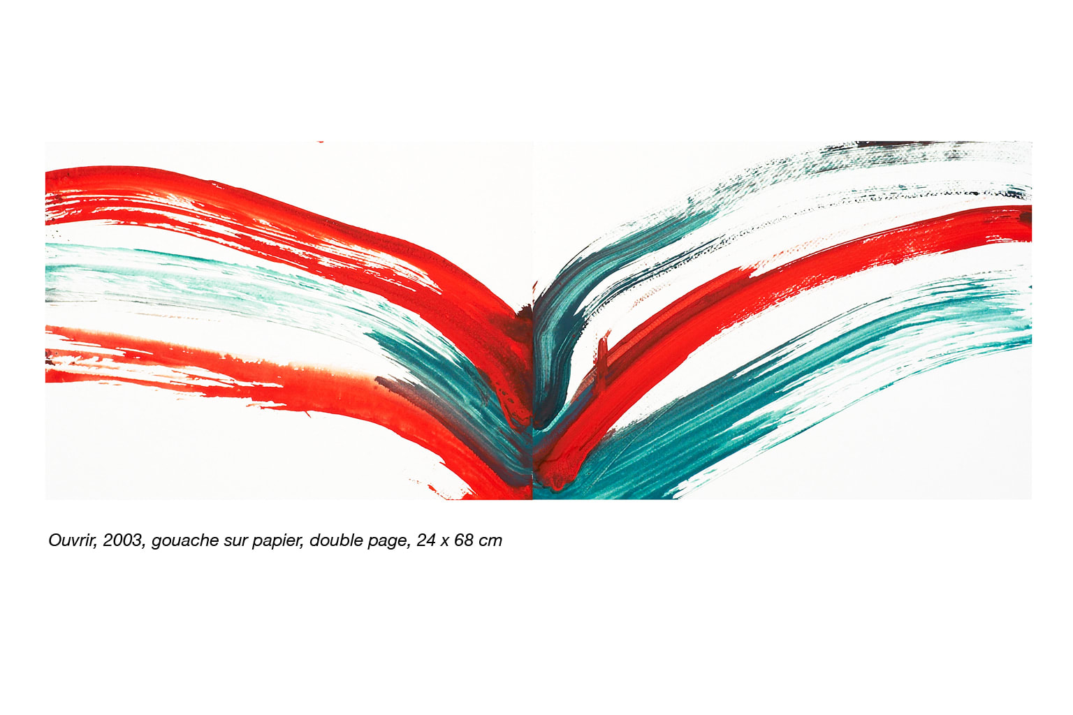 Bernard Borgeaud, Ouvrir, 2003